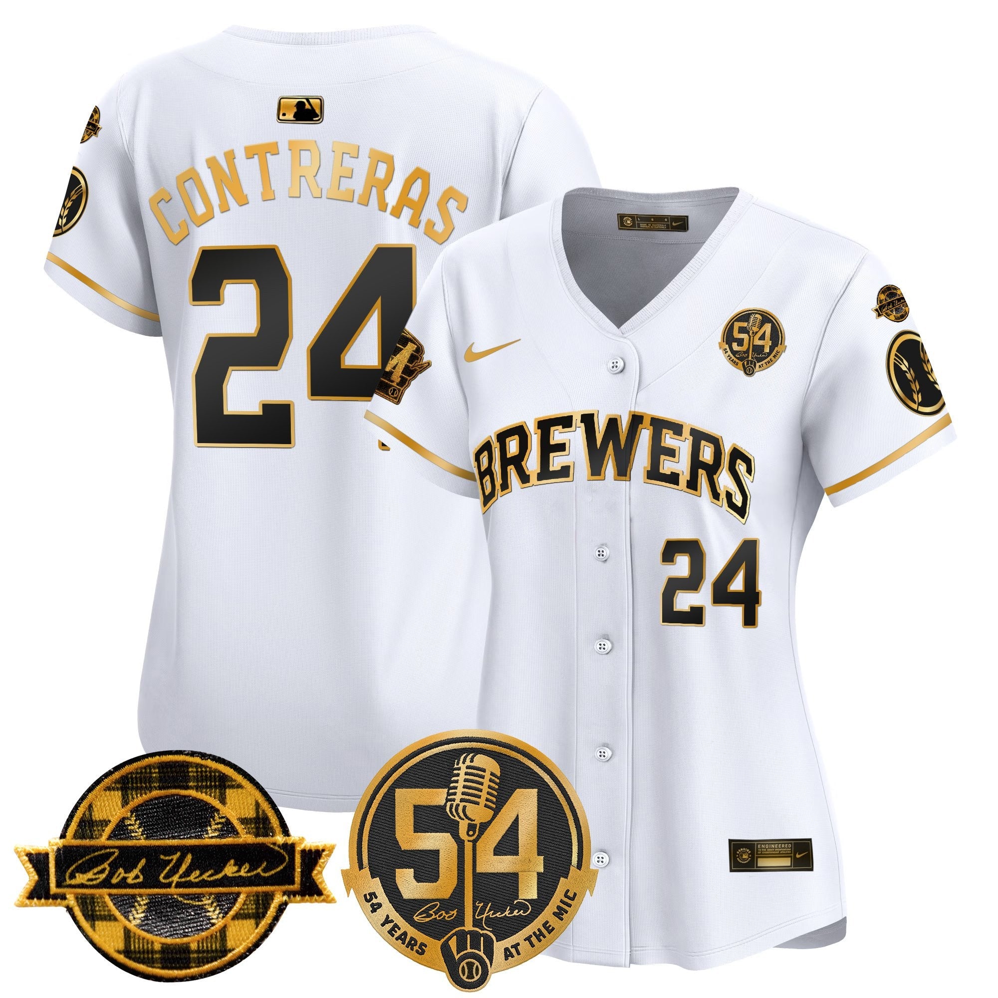 Women’s Milwaukee ‘Bob Uecker – 54 Seasons for ’ Vapor Premier Limited Jersey