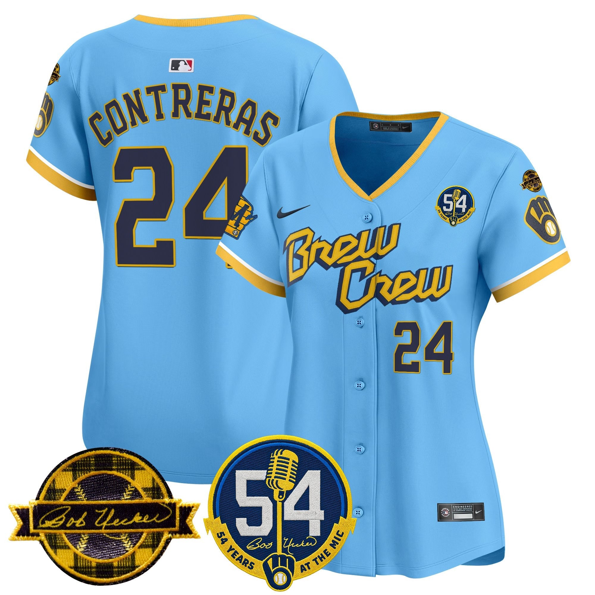 Women’s Milwaukee ‘Bob Uecker – 54 Seasons for ’ Vapor Premier Limited Jersey