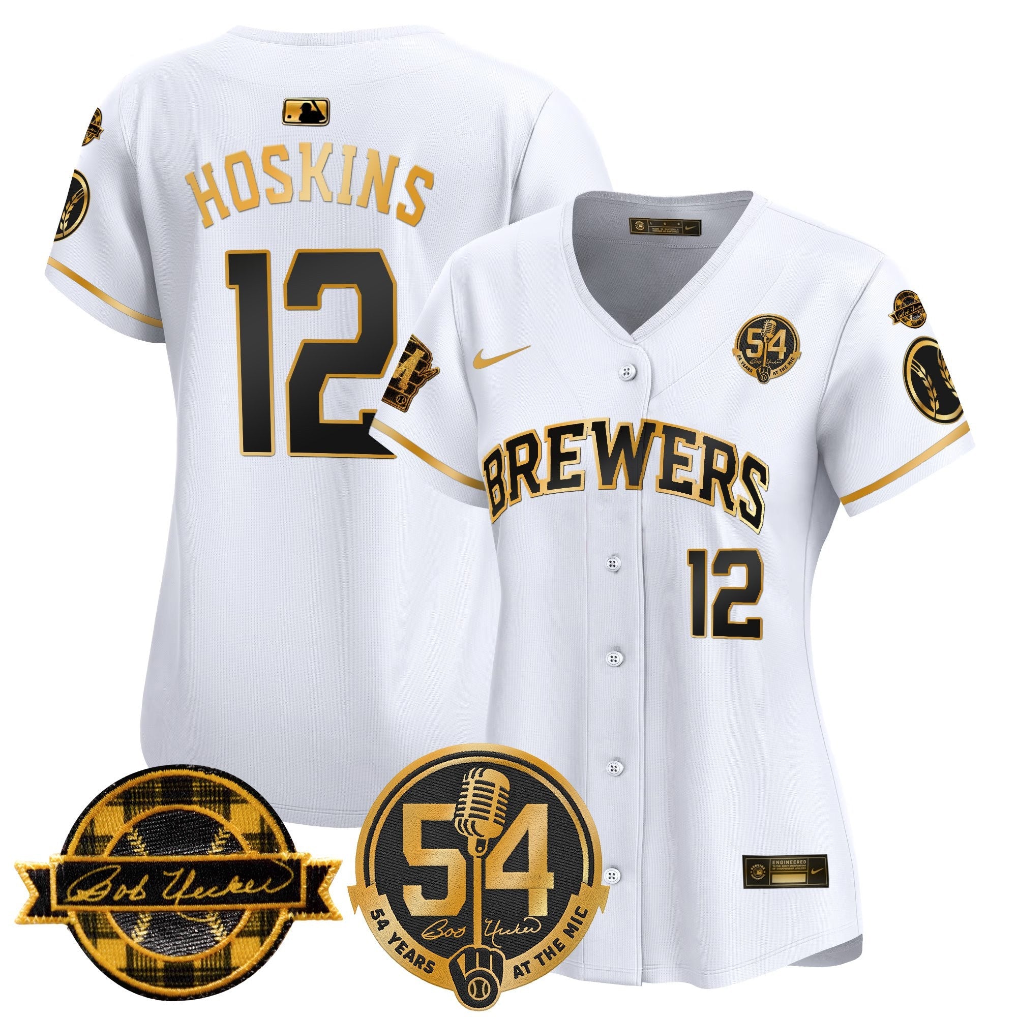 Women’s Milwaukee ‘Bob Uecker – 54 Seasons for ’ Vapor Premier Limited Jersey