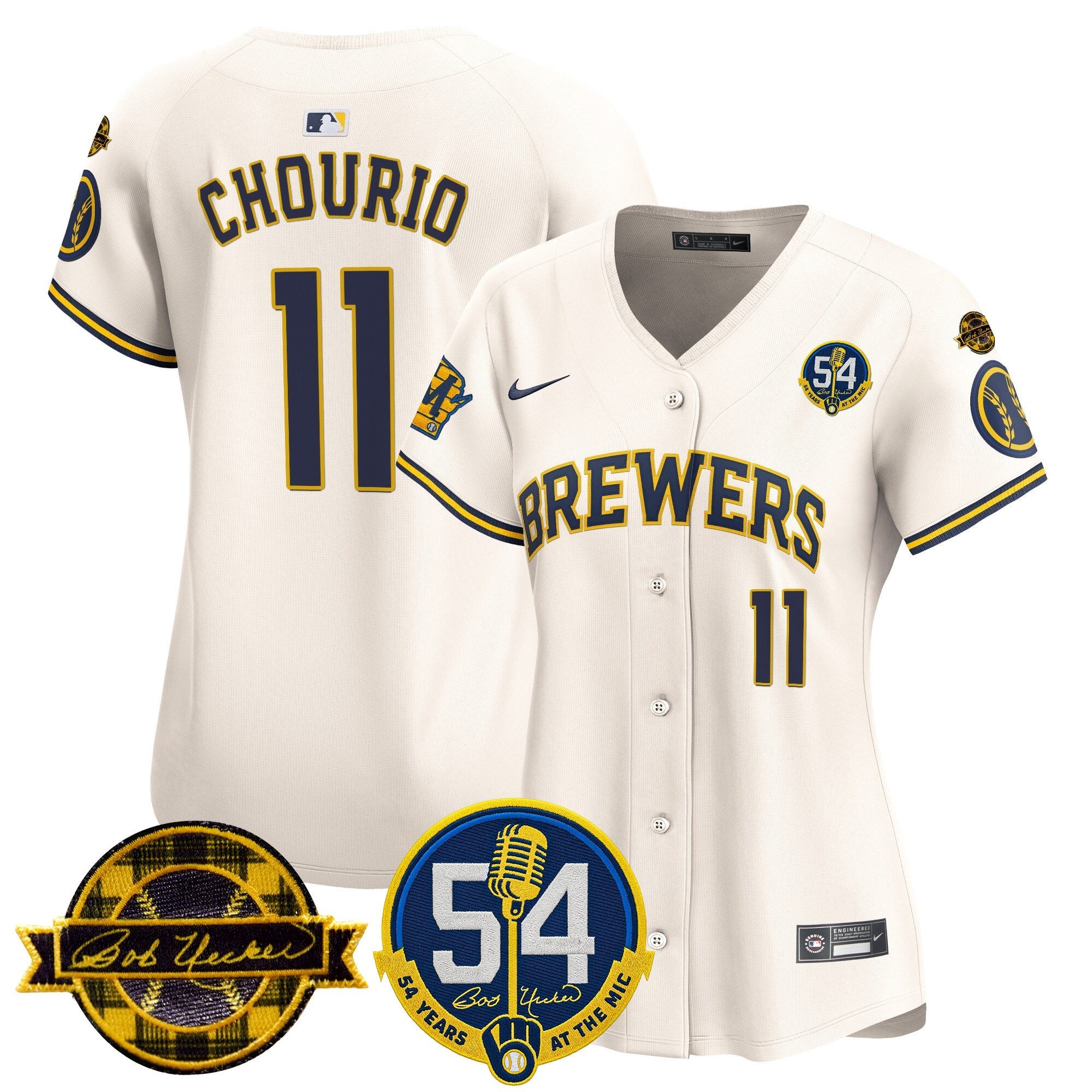 Women’s Milwaukee ‘Bob Uecker – 54 Seasons for ’ Vapor Premier Limited Jersey