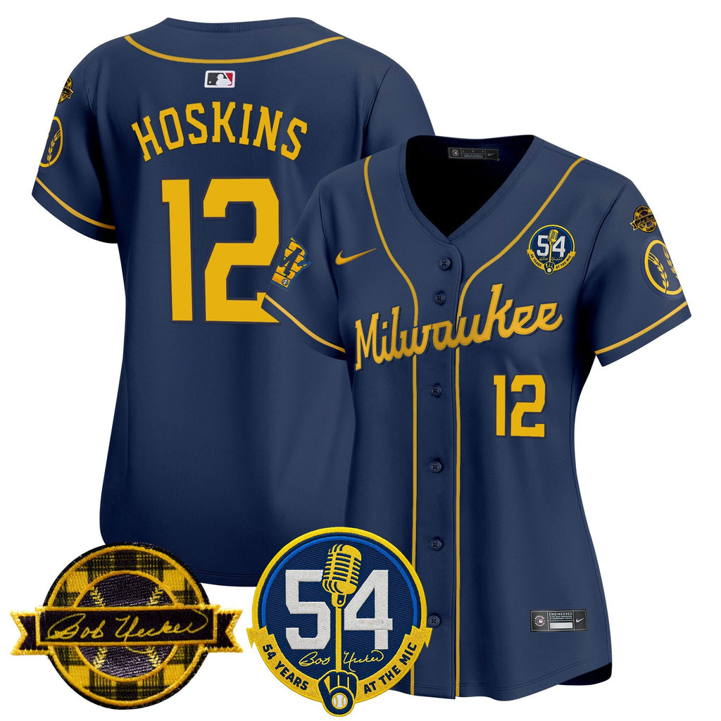 Women’s Milwaukee ‘Bob Uecker – 54 Seasons for ’ Vapor Premier Limited Jersey