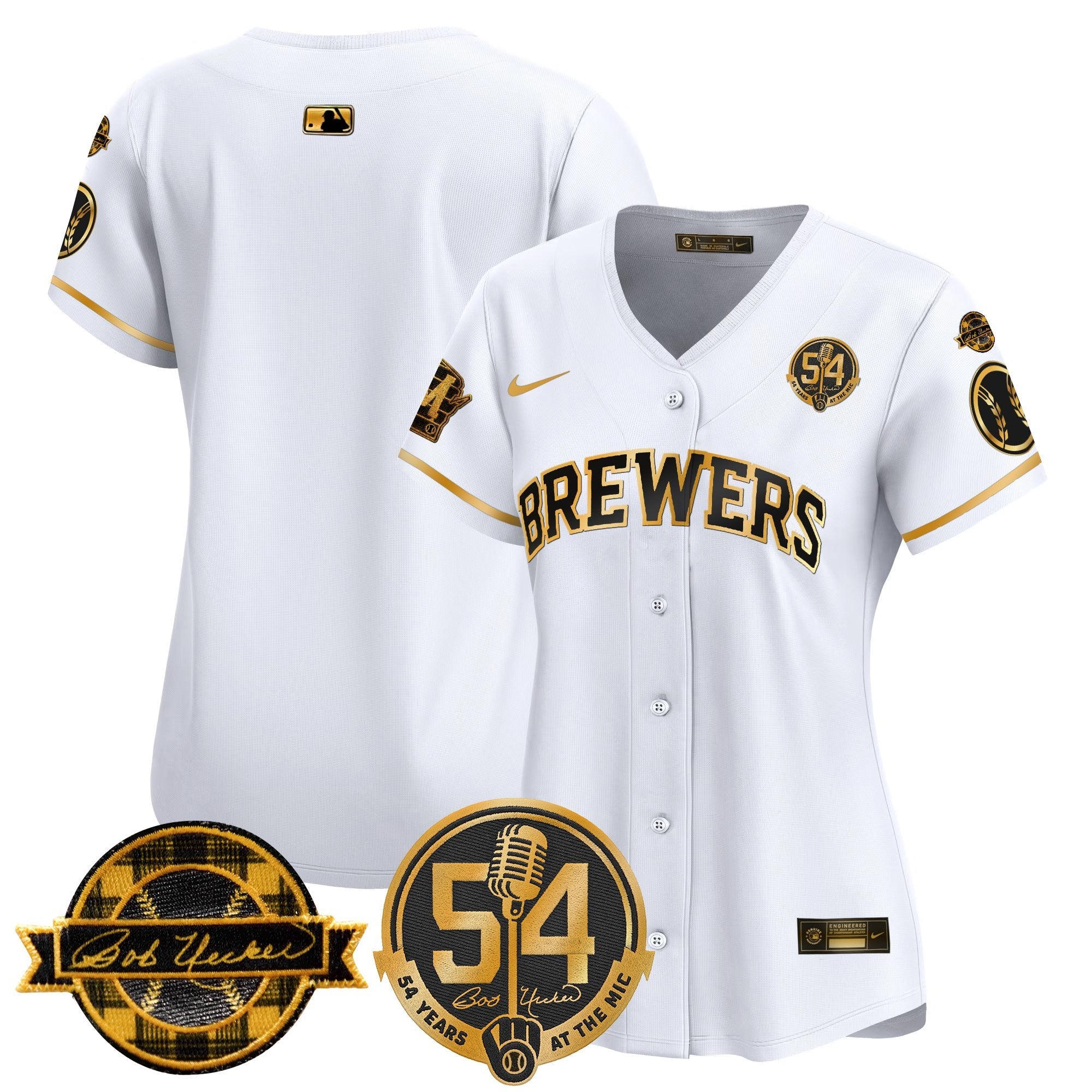 Women’s Milwaukee ‘Bob Uecker – 54 Seasons for ’ Vapor Premier Limited Jersey
