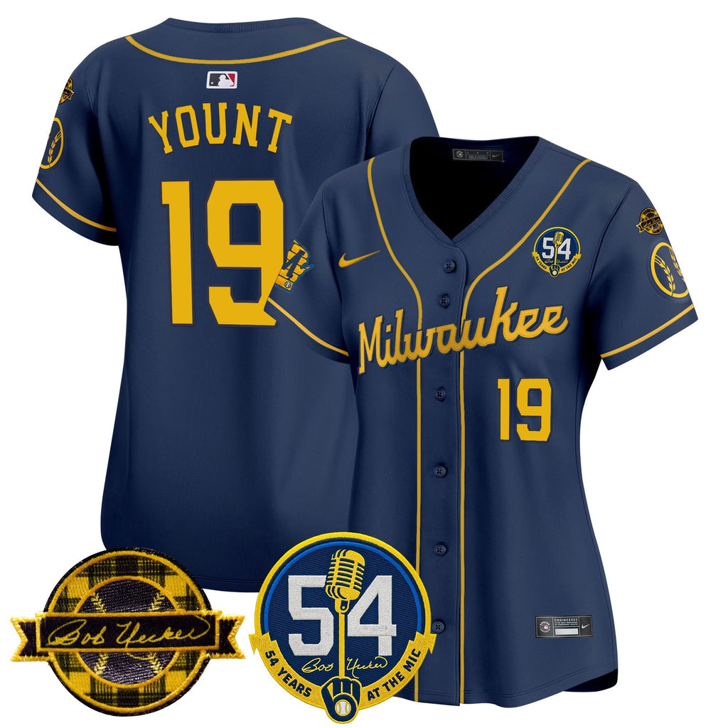 Women’s Milwaukee ‘Bob Uecker – 54 Seasons for ’ Vapor Premier Limited Jersey