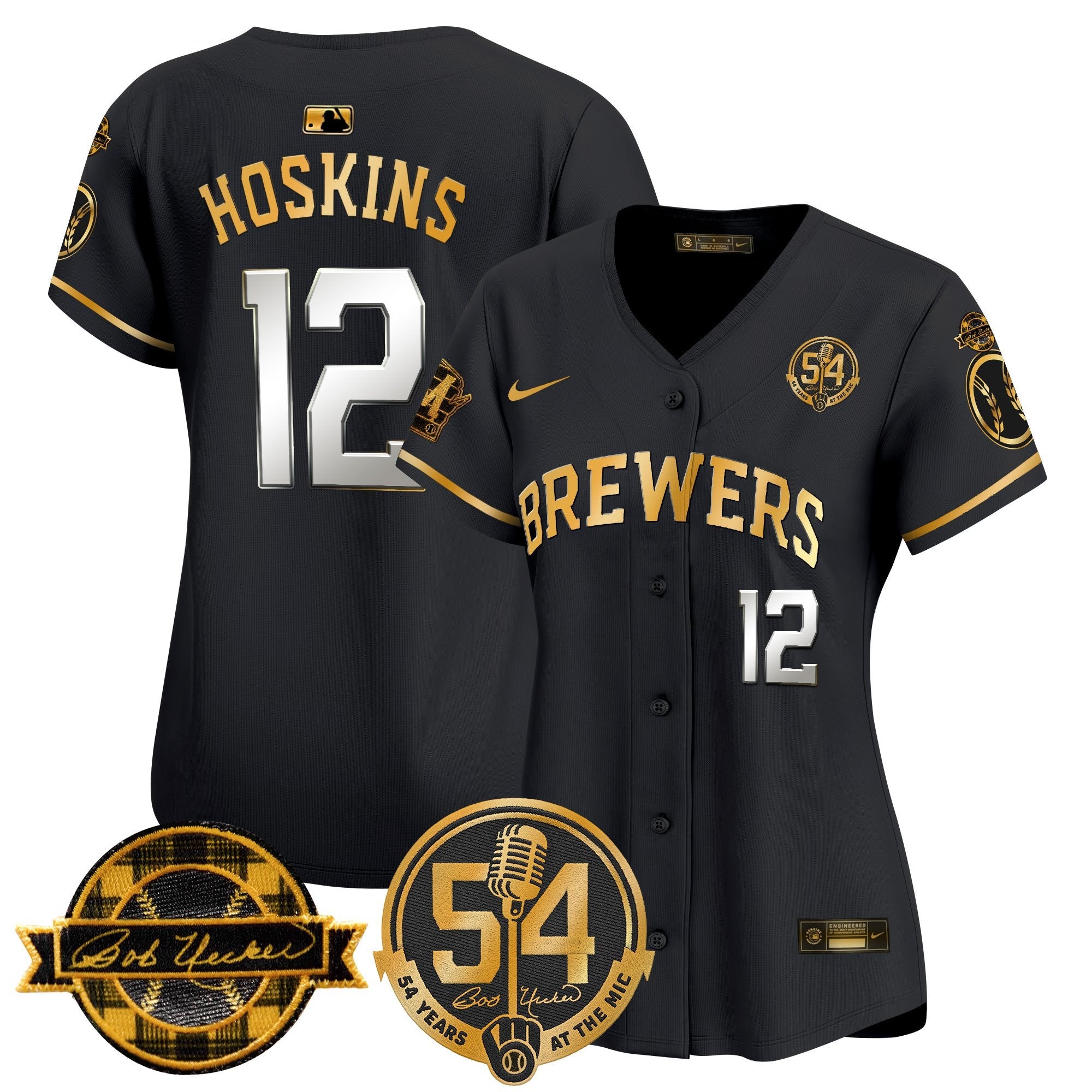 Women’s Milwaukee ‘Bob Uecker – 54 Seasons for ’ Vapor Premier Limited Jersey