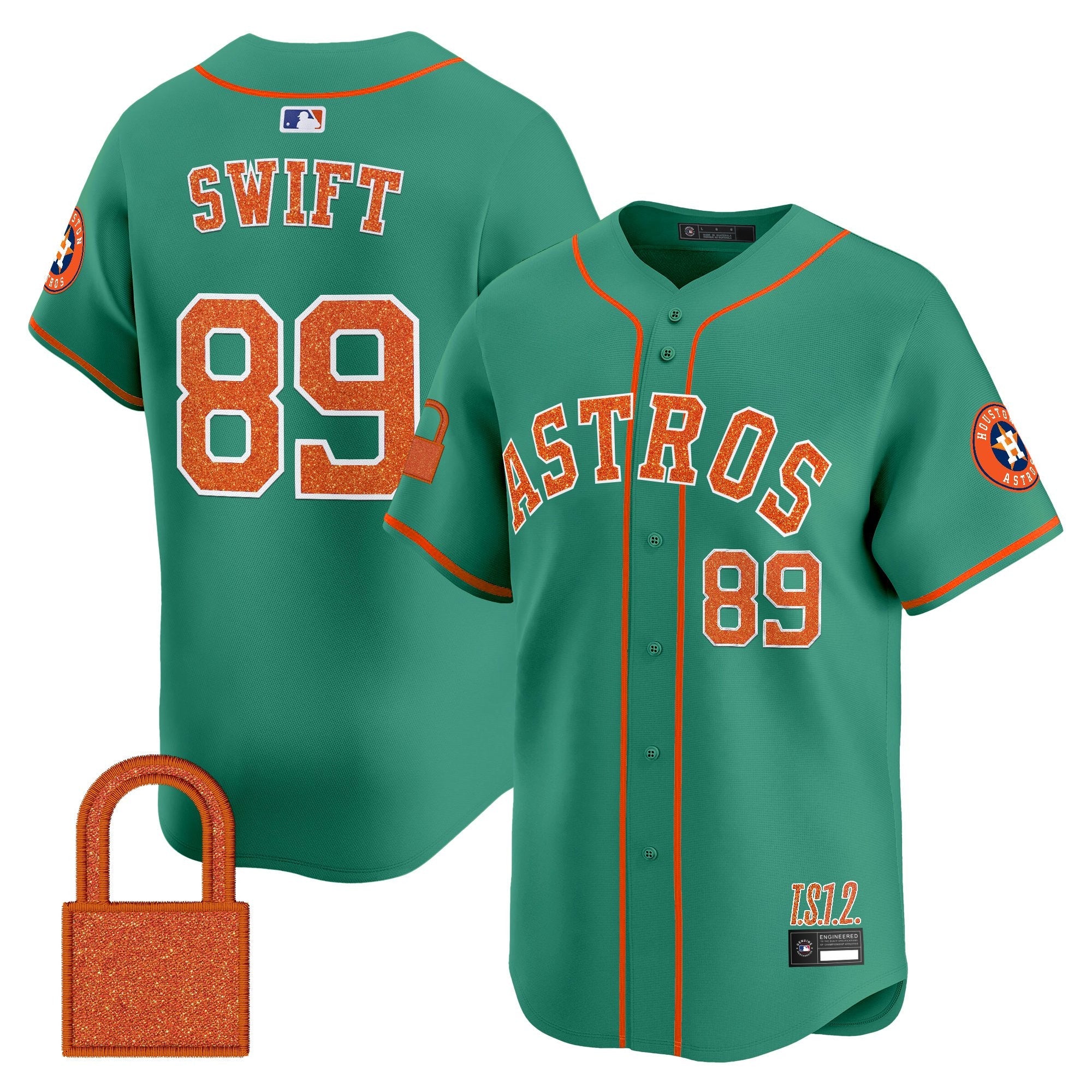 Men’s Houston ‘Taylor Swift – TS12 – The Life of a Showgirl’ Vapor Premier Limited Jersey