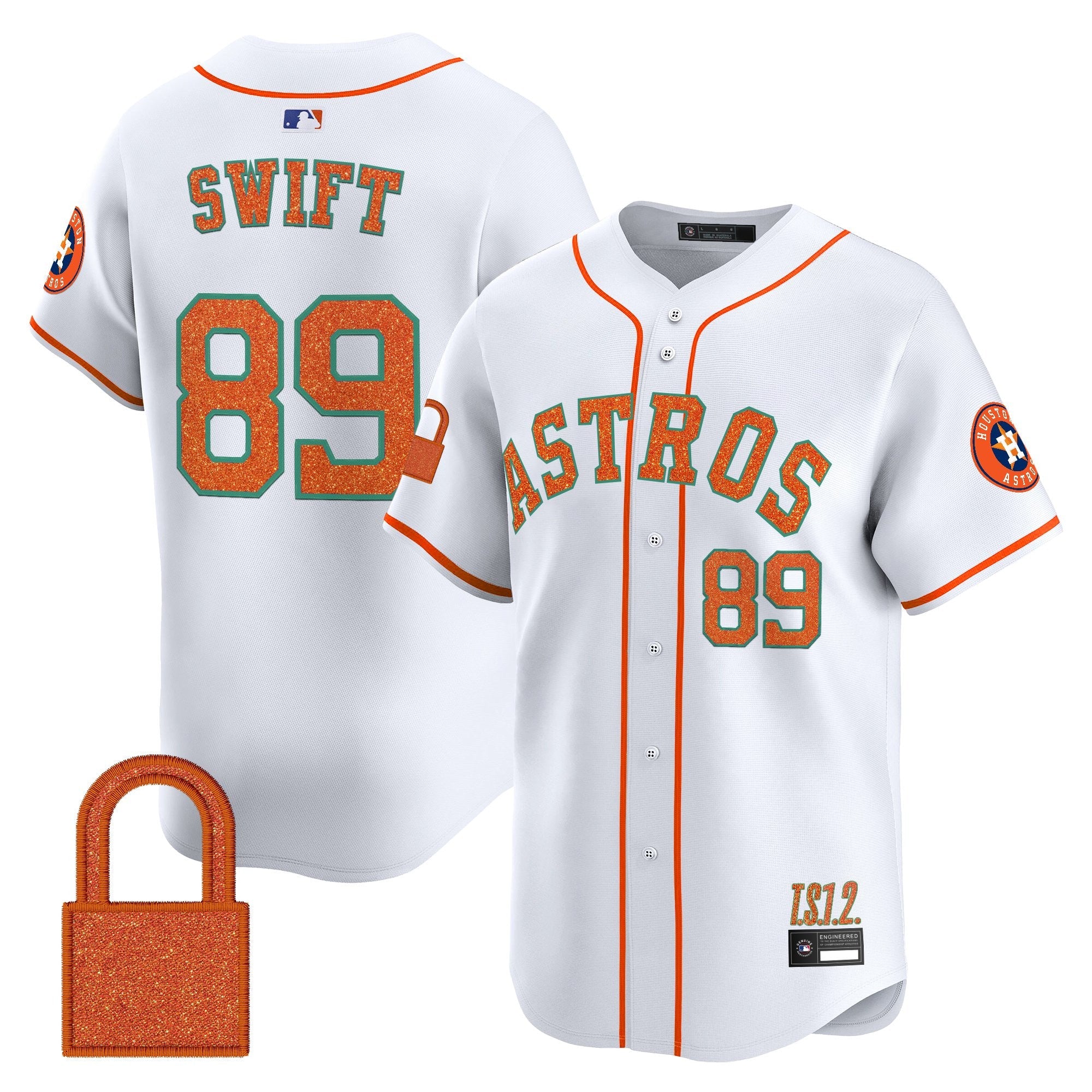 Men’s Houston ‘Taylor Swift – TS12 – The Life of a Showgirl’ Vapor Premier Limited Jersey