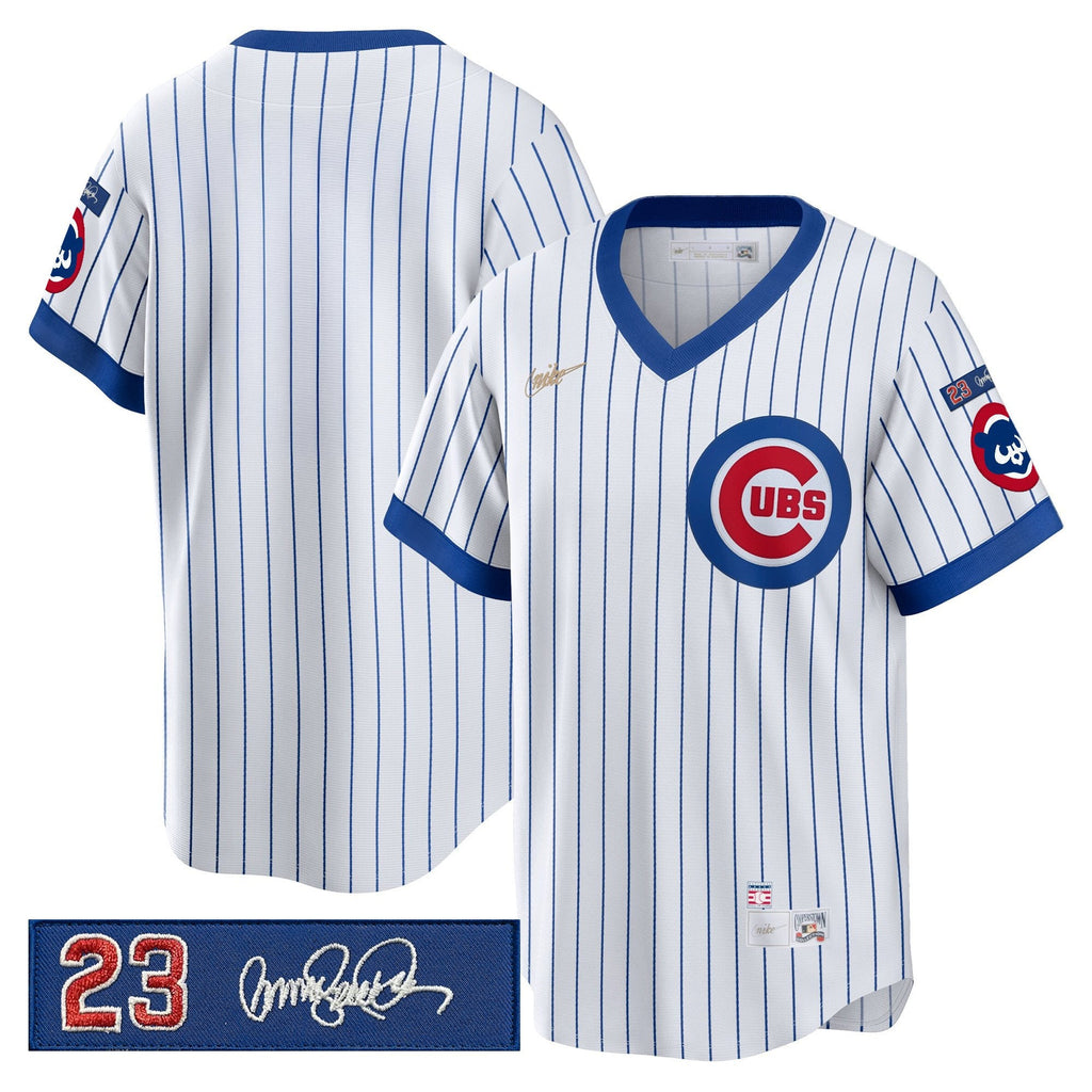 Men’s Chicago ‘Ryne Sandberg Tribute Patch’ Cooperstown Jersey
