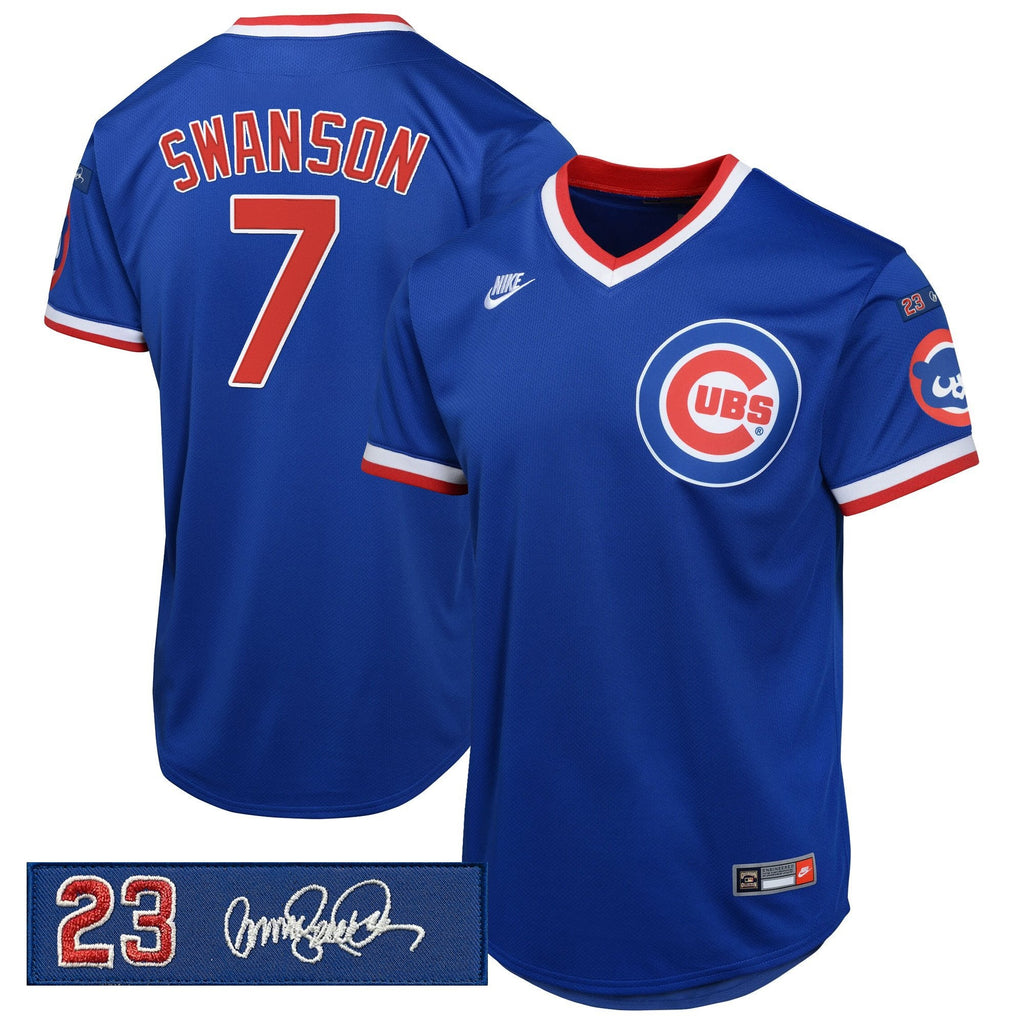 Men’s Chicago ‘Ryne Sandberg Tribute Patch’ Cooperstown Jersey