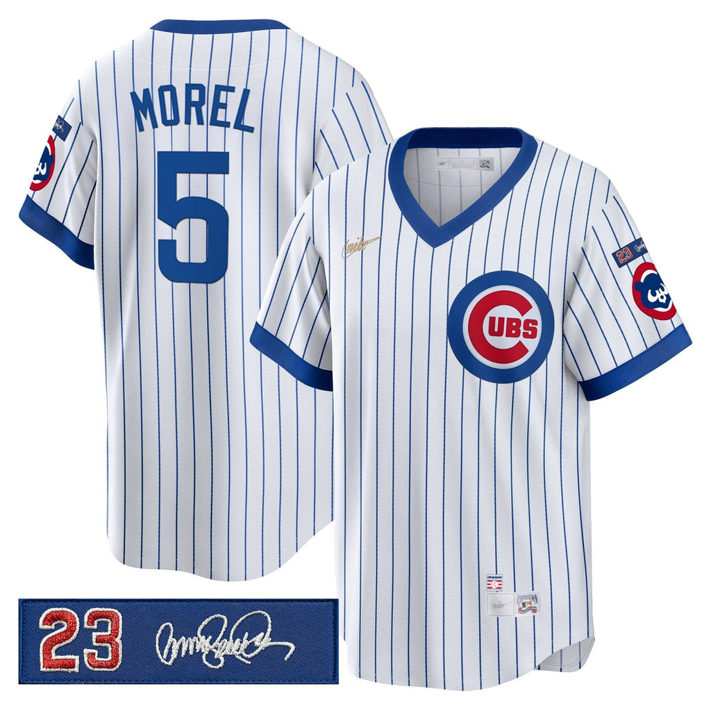 Men’s Chicago ‘Ryne Sandberg Tribute Patch’ Cooperstown Jersey