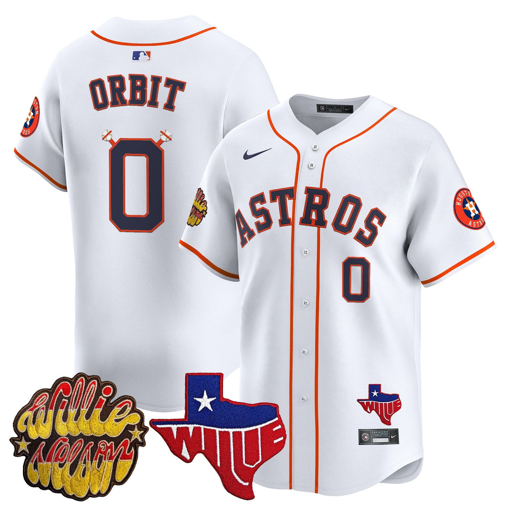 Men’s Houston ‘Willie Nelson Patch’ Vapor Premier Limited Jersey