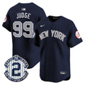 Men’s New York Throwback Vapor Premier Limited Jersey – Derek Jeter Patch