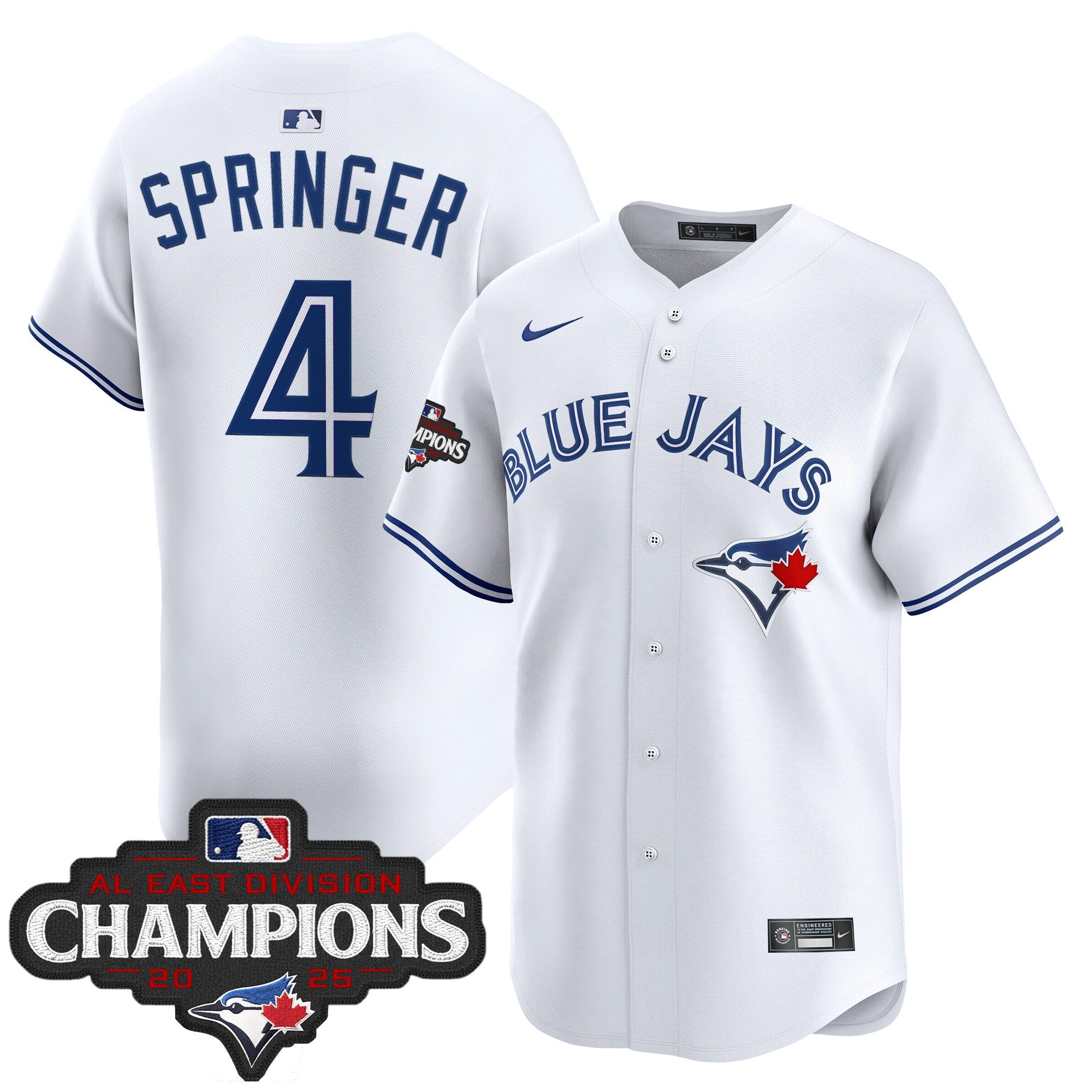 Men’s Toronto 2025 AL East Division Champions Vapor Premier Limited Jersey