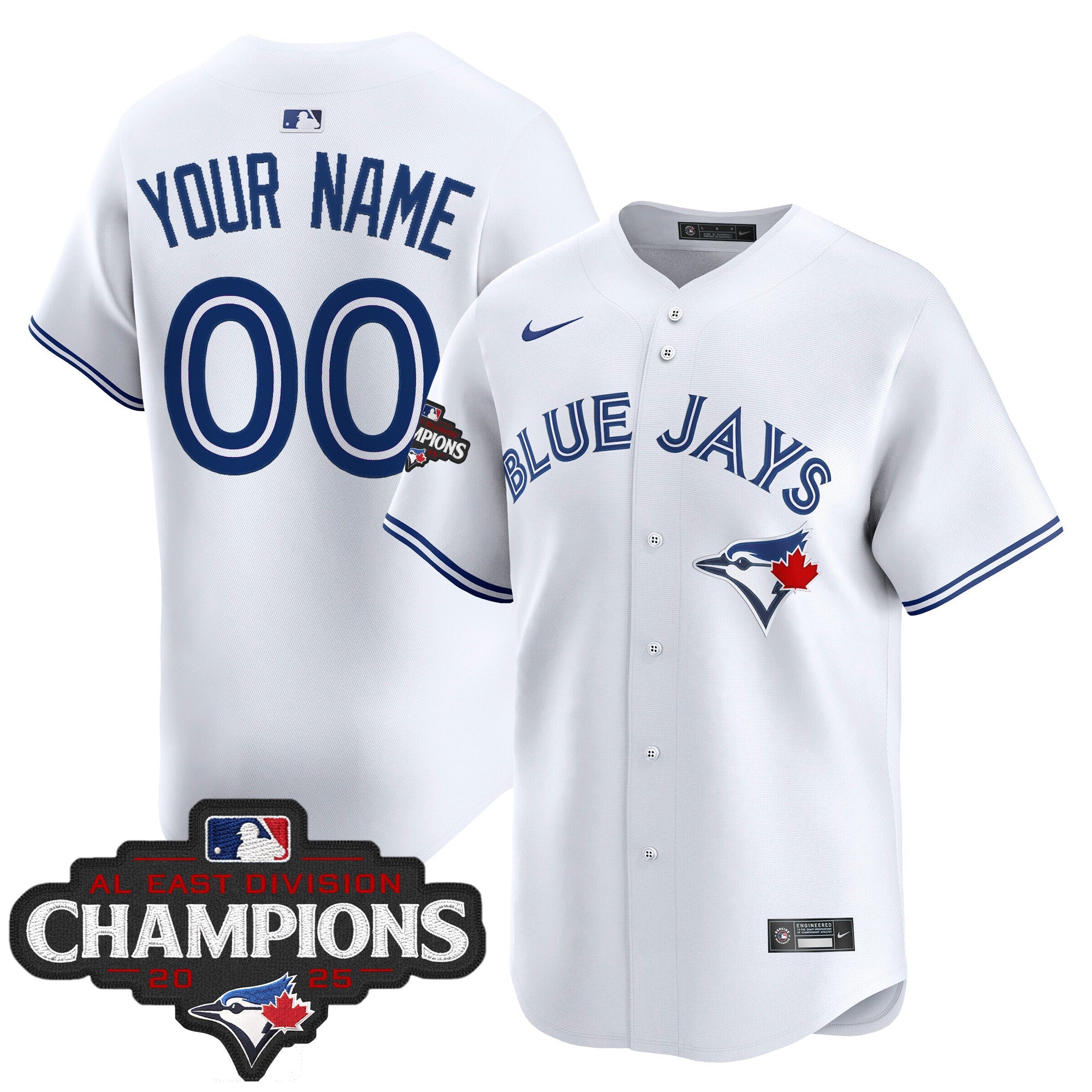 Toronto 2025 AL East Division Champions Vapor Premier Limited Custom Jersey