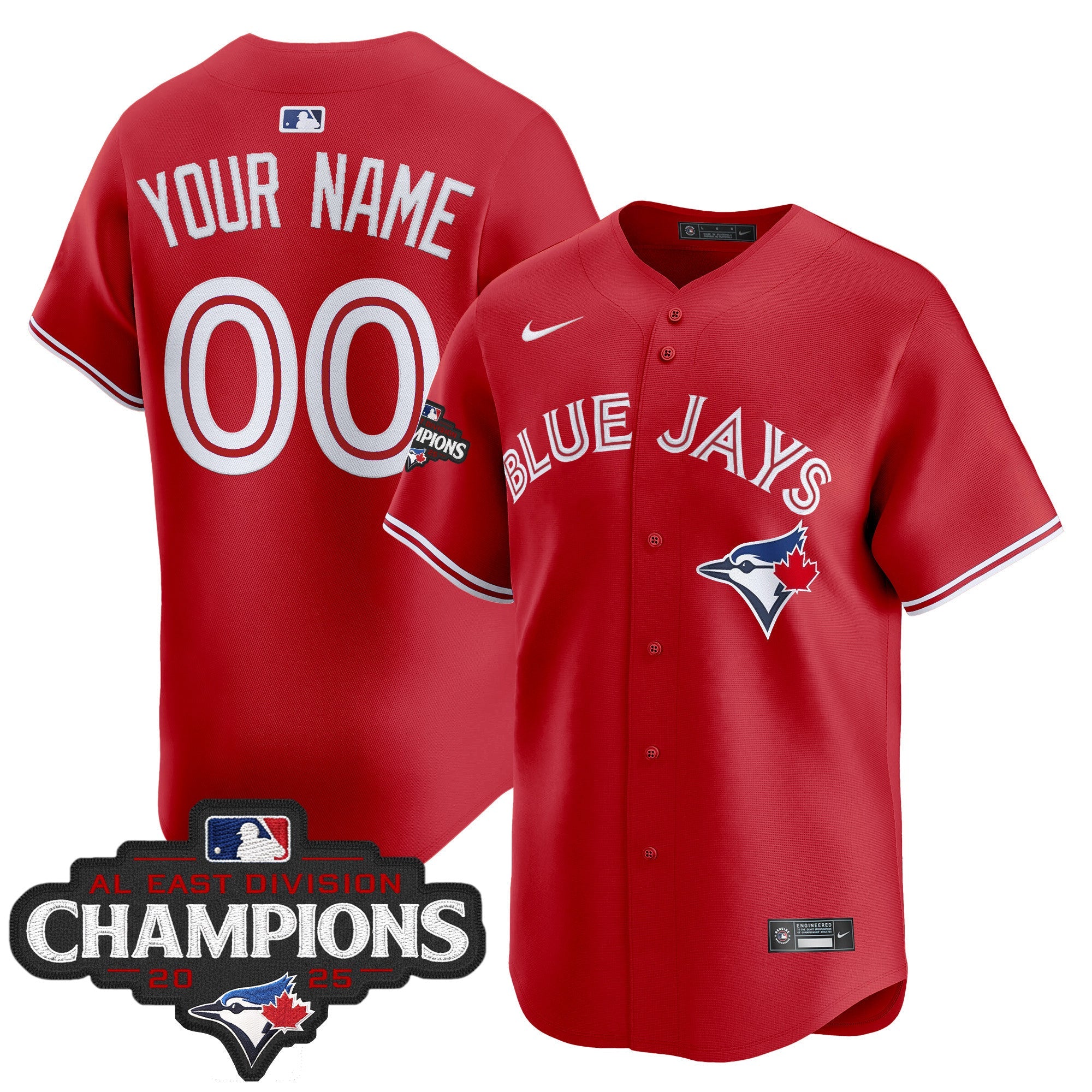 Toronto 2025 AL East Division Champions Vapor Premier Limited Custom Jersey