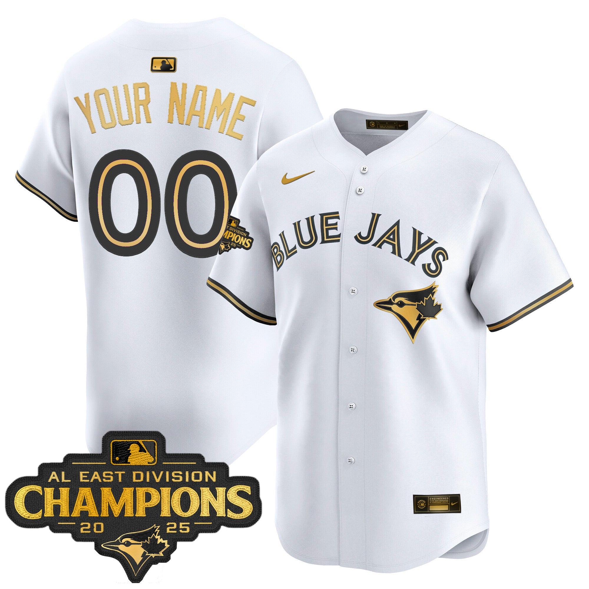 Toronto 2025 AL East Division Champions Vapor Premier Limited Custom Jersey