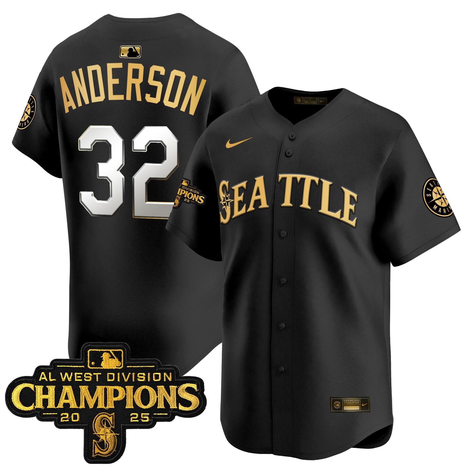 Men’s 2025 AL West Division Champions Vapor Premier Jersey