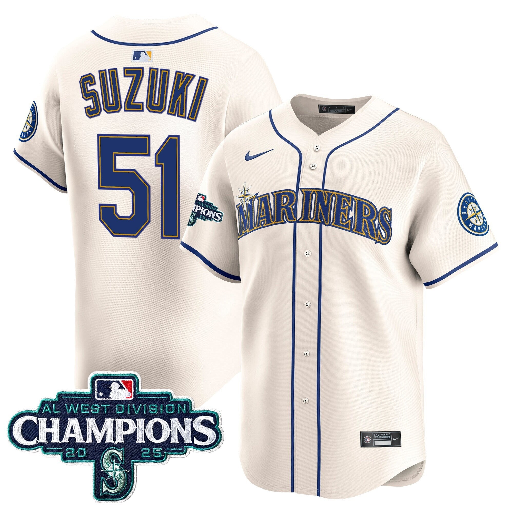 Men’s 2025 AL West Division Champions Vapor Premier Jersey