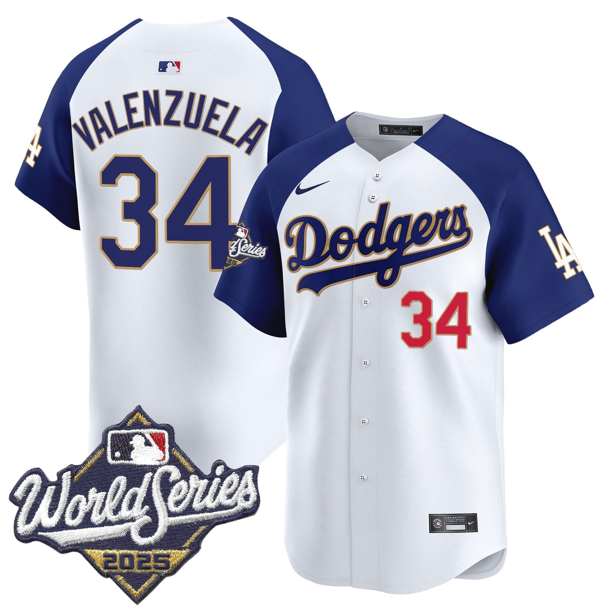 Men’s 2025 World Series Gold Trim Vapor Premier Limited Jersey