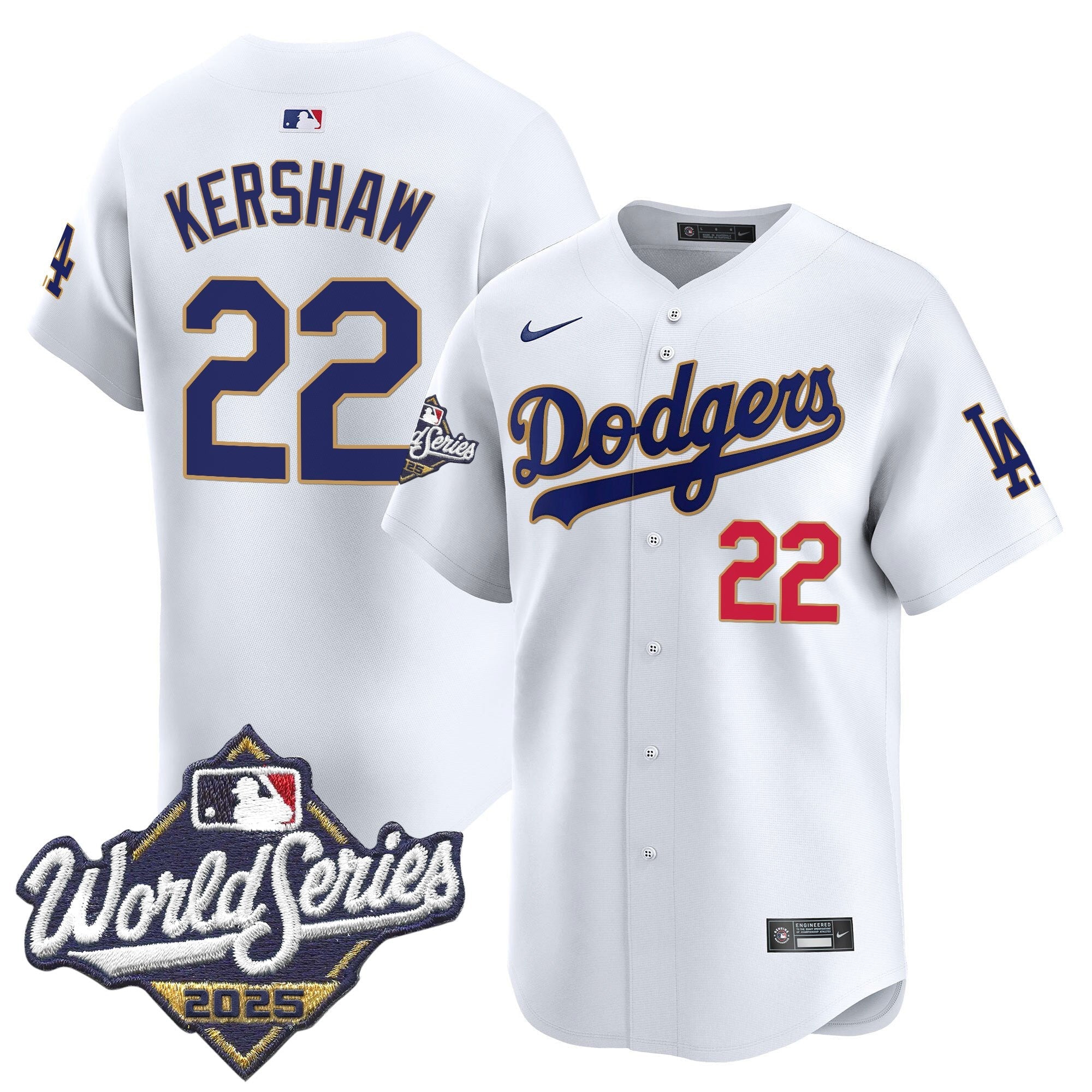 Men’s 2025 World Series Gold Trim Vapor Premier Limited Jersey