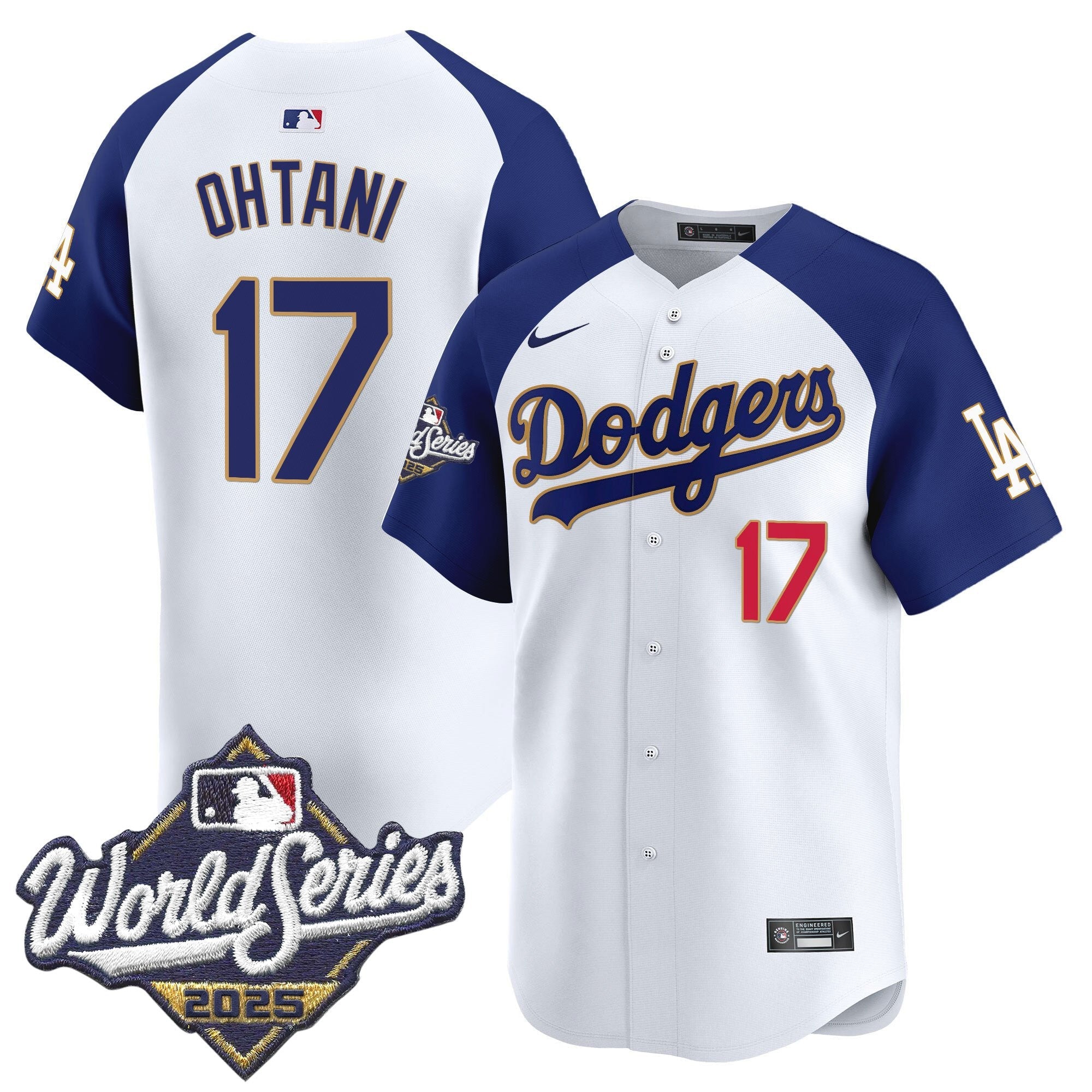 Men’s 2025 World Series Gold Trim Vapor Premier Limited Jersey