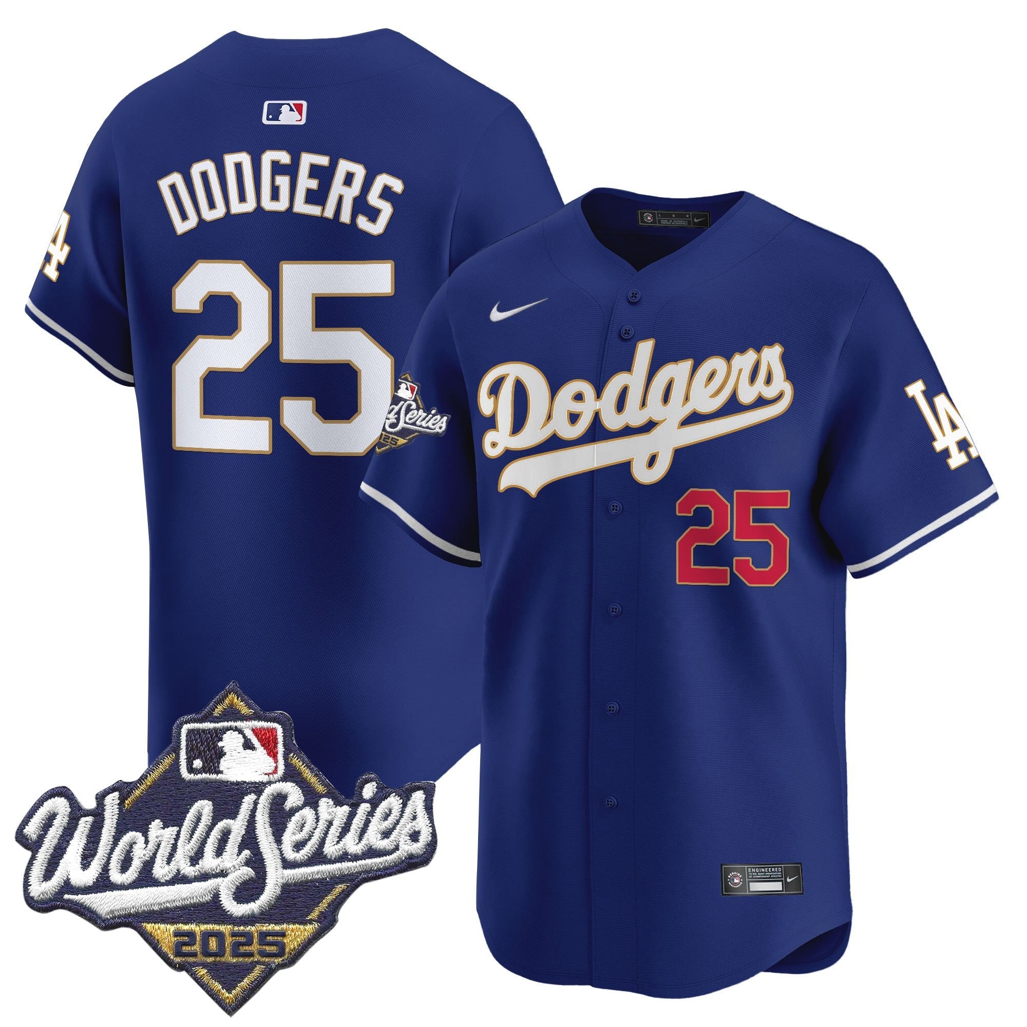 Men’s 2025 World Series Gold Trim Vapor Premier Limited Jersey