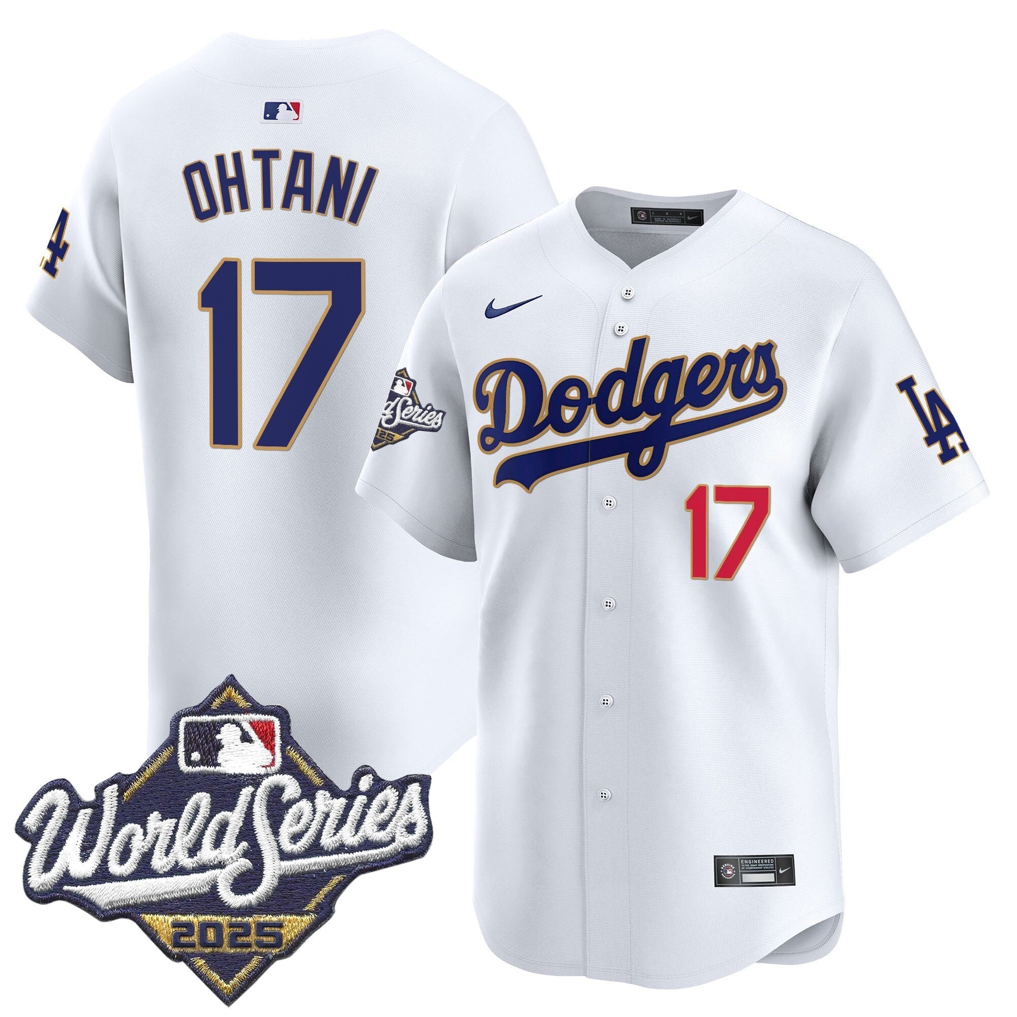 Men’s 2025 World Series Gold Trim Vapor Premier Limited Jersey
