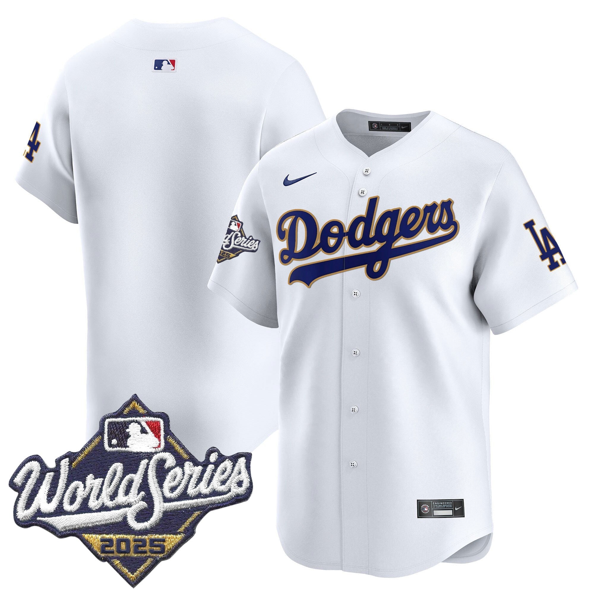 Men’s 2025 World Series Gold Trim Vapor Premier Limited Jersey