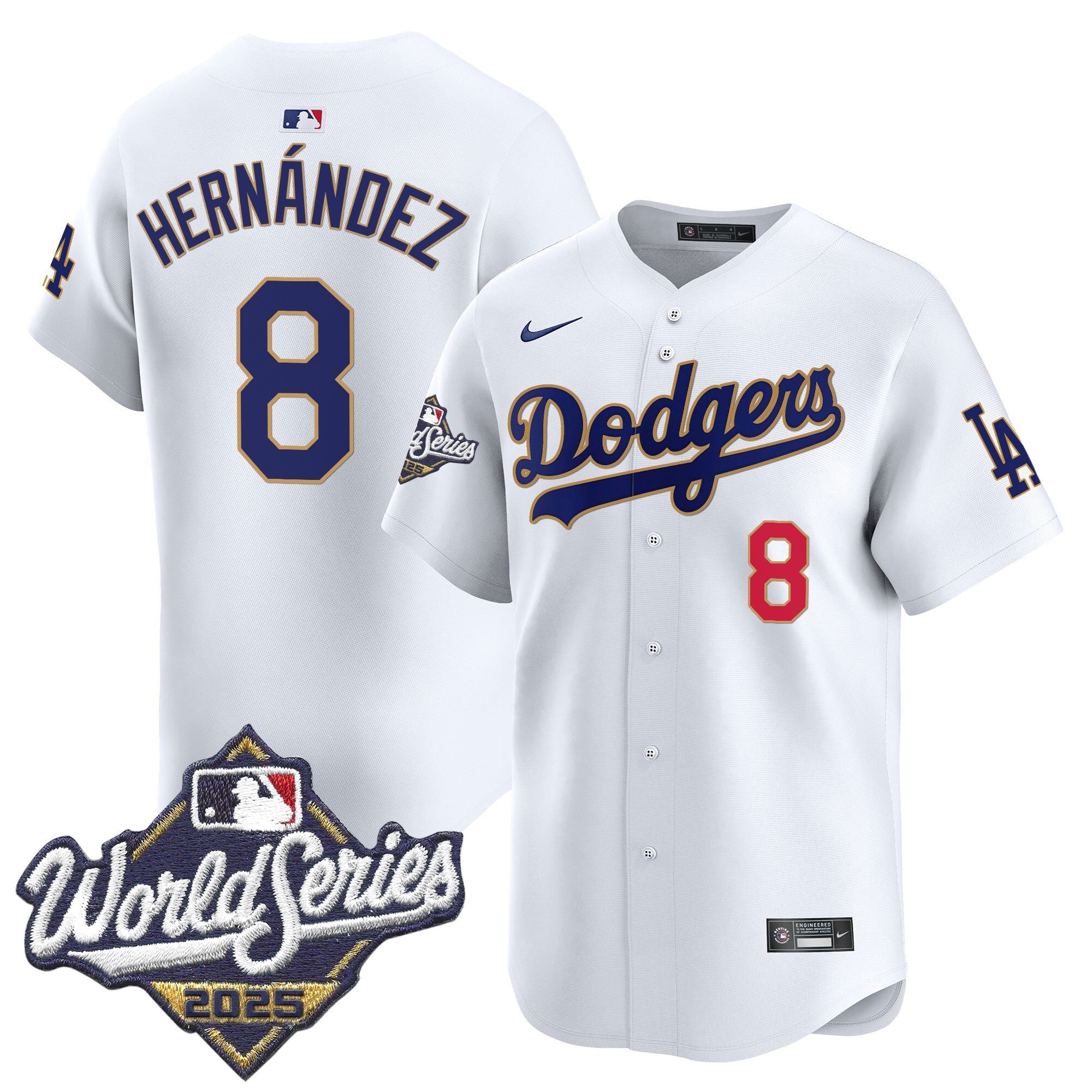 Men’s 2025 World Series Gold Trim Vapor Premier Limited Jersey