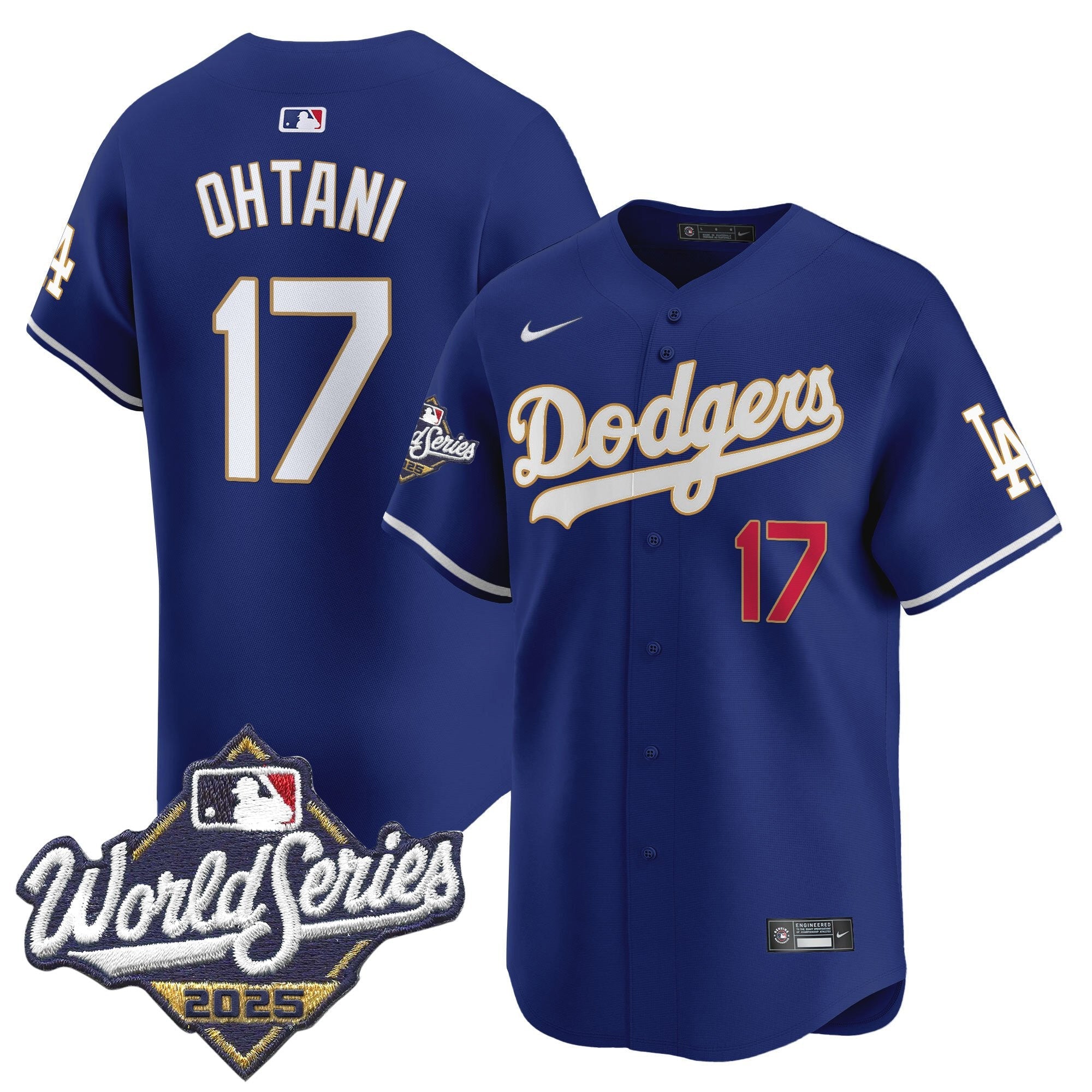 Men’s 2025 World Series Gold Trim Vapor Premier Limited Jersey