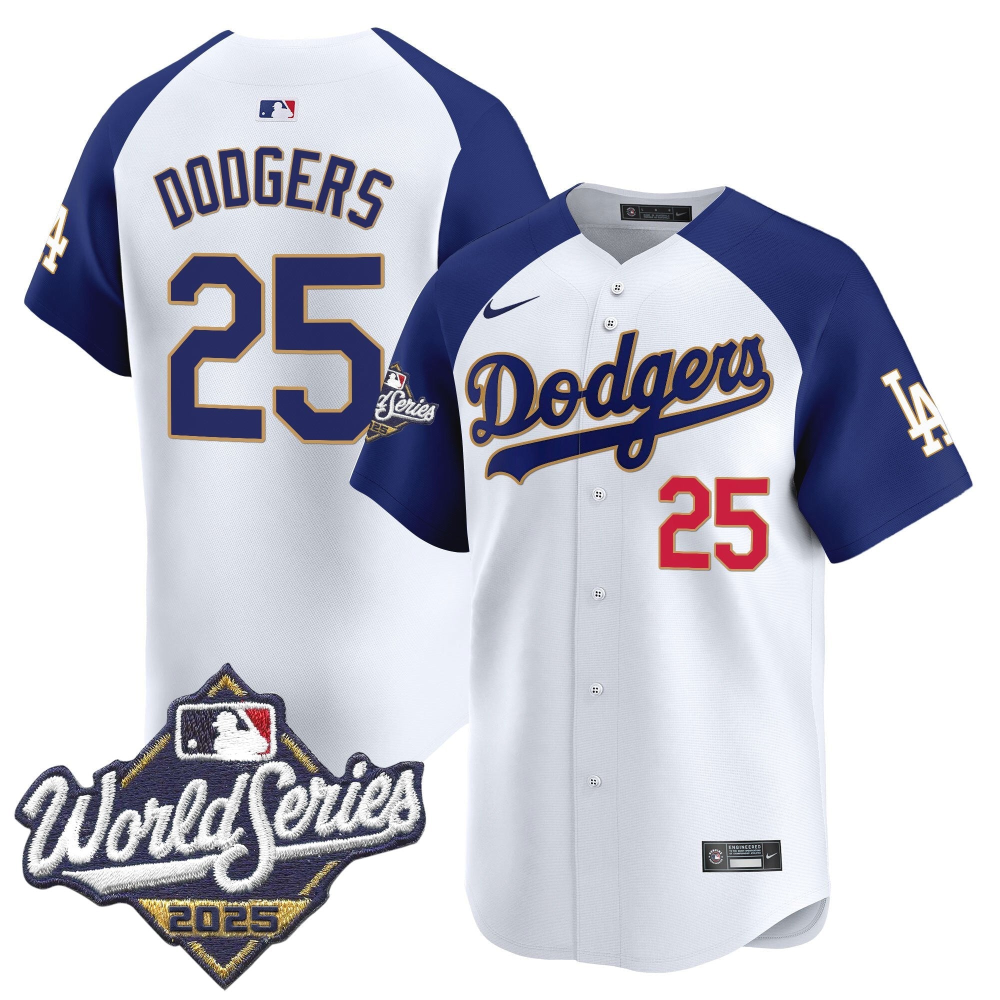 Men’s 2025 World Series Gold Trim Vapor Premier Limited Jersey
