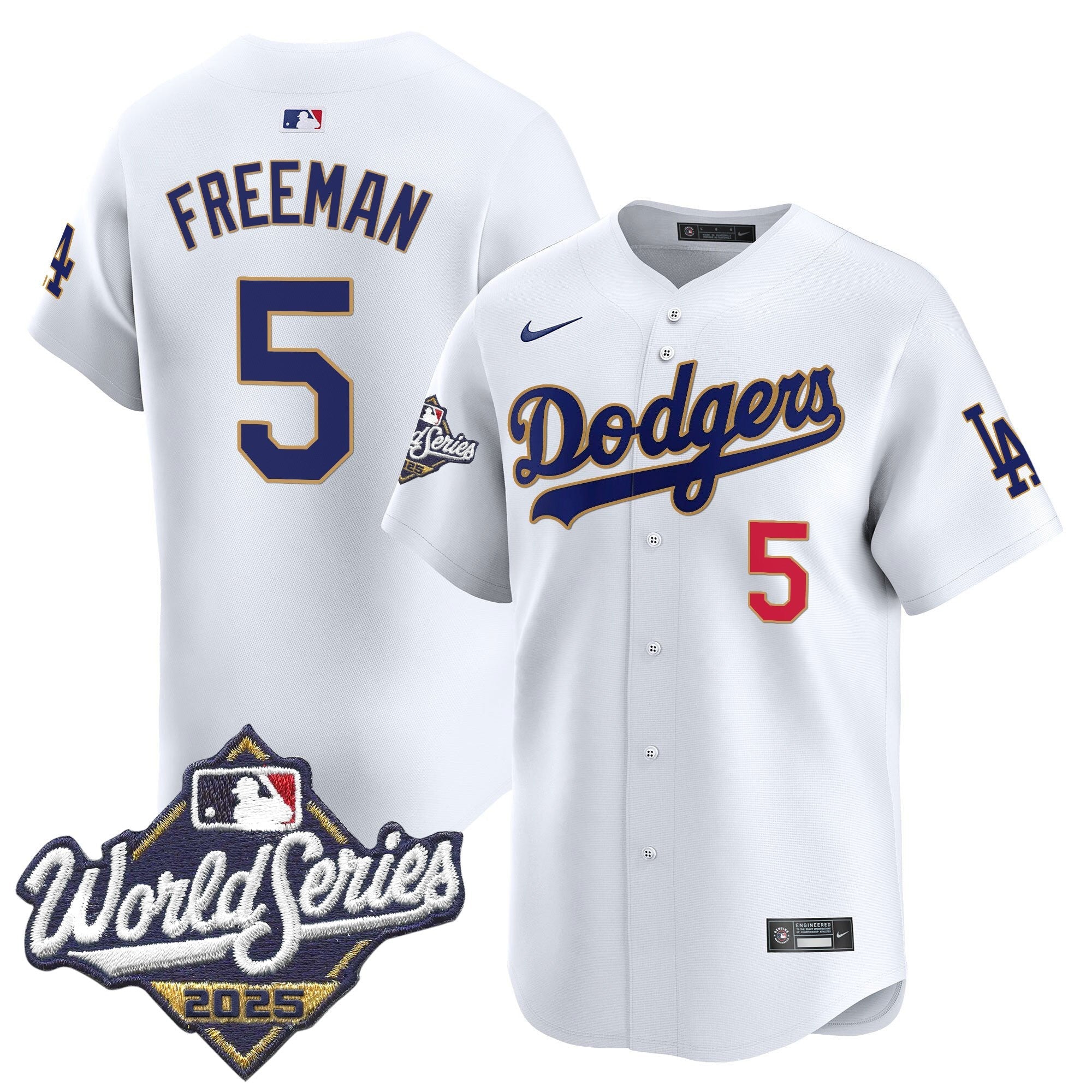Men’s 2025 World Series Gold Trim Vapor Premier Limited Jersey