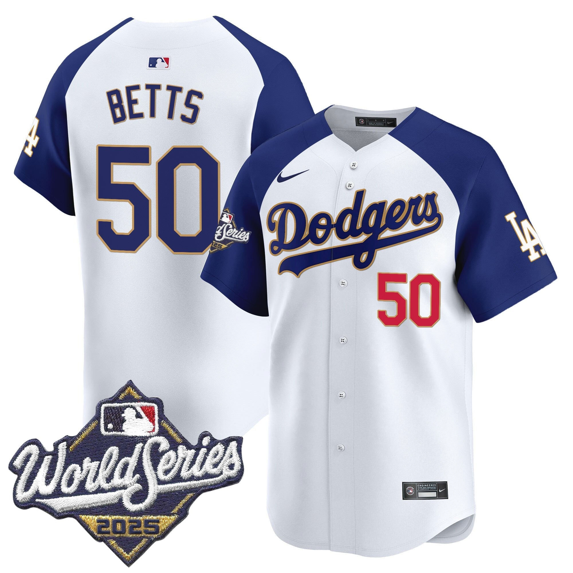 Men’s 2025 World Series Gold Trim Vapor Premier Limited Jersey