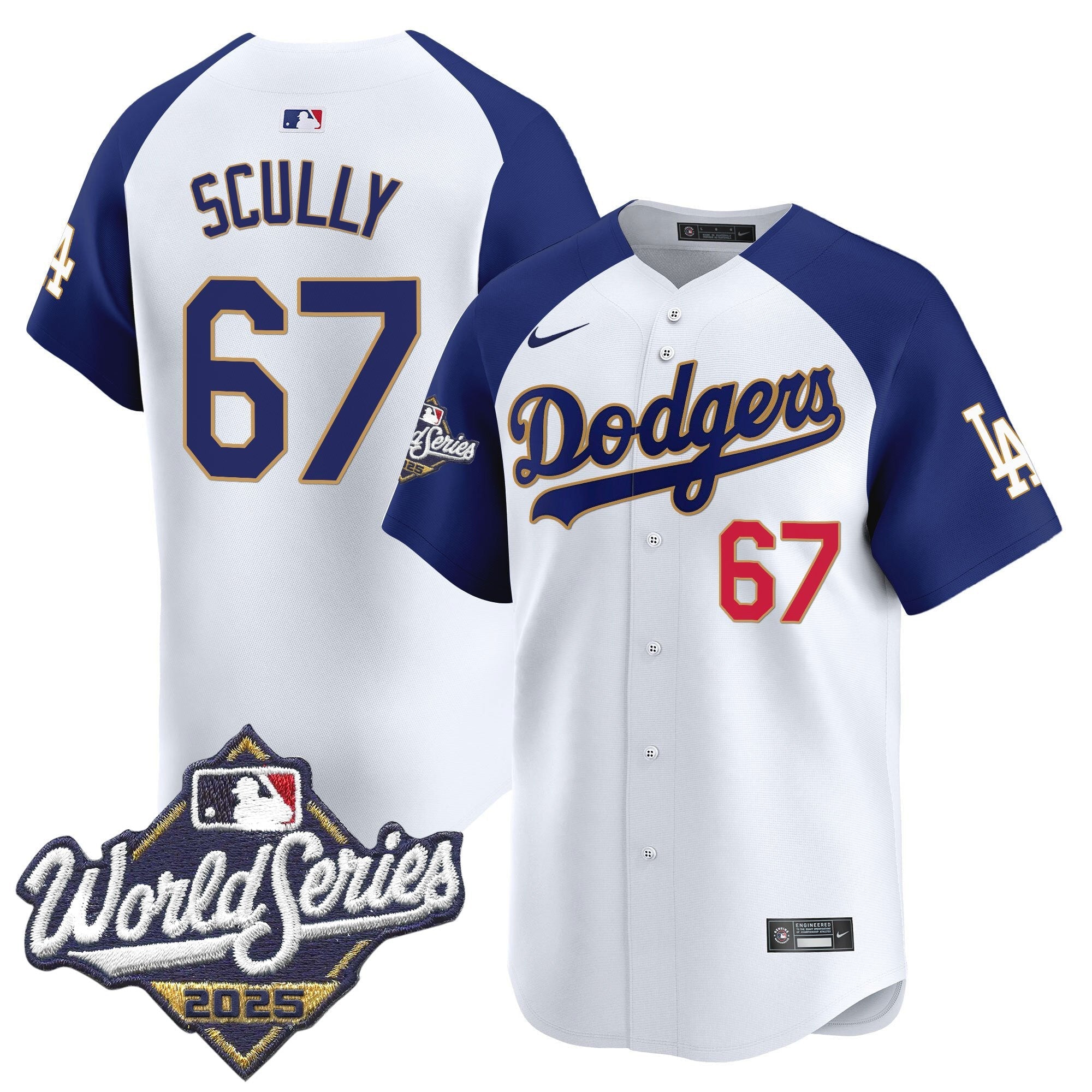 Men’s 2025 World Series Gold Trim Vapor Premier Limited Jersey