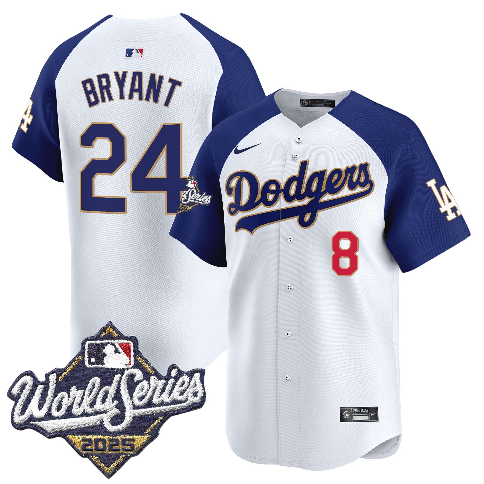 Men’s 2025 World Series Gold Trim Vapor Premier Limited Jersey
