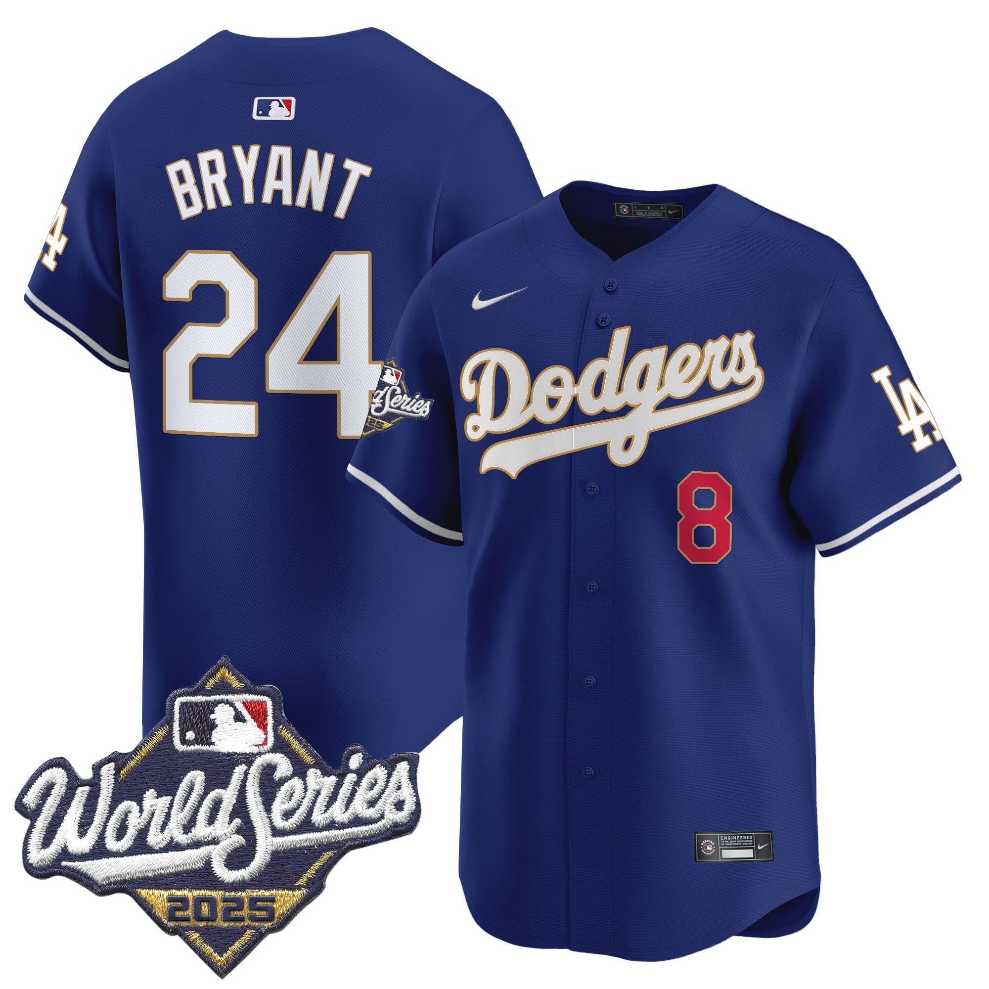 Men’s 2025 World Series Gold Trim Vapor Premier Limited Jersey