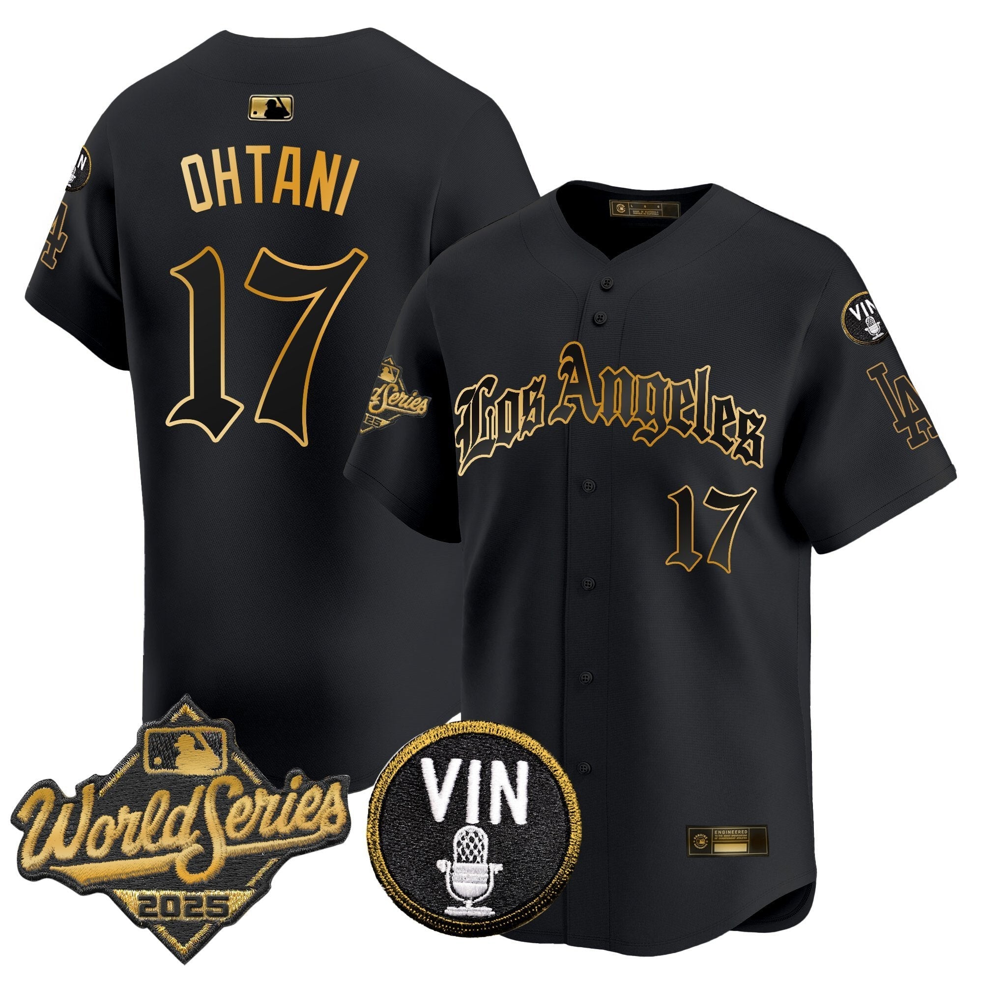 Men’s 2025 World Series Vapor Premier Limited Jersey – LA Gothic Edition