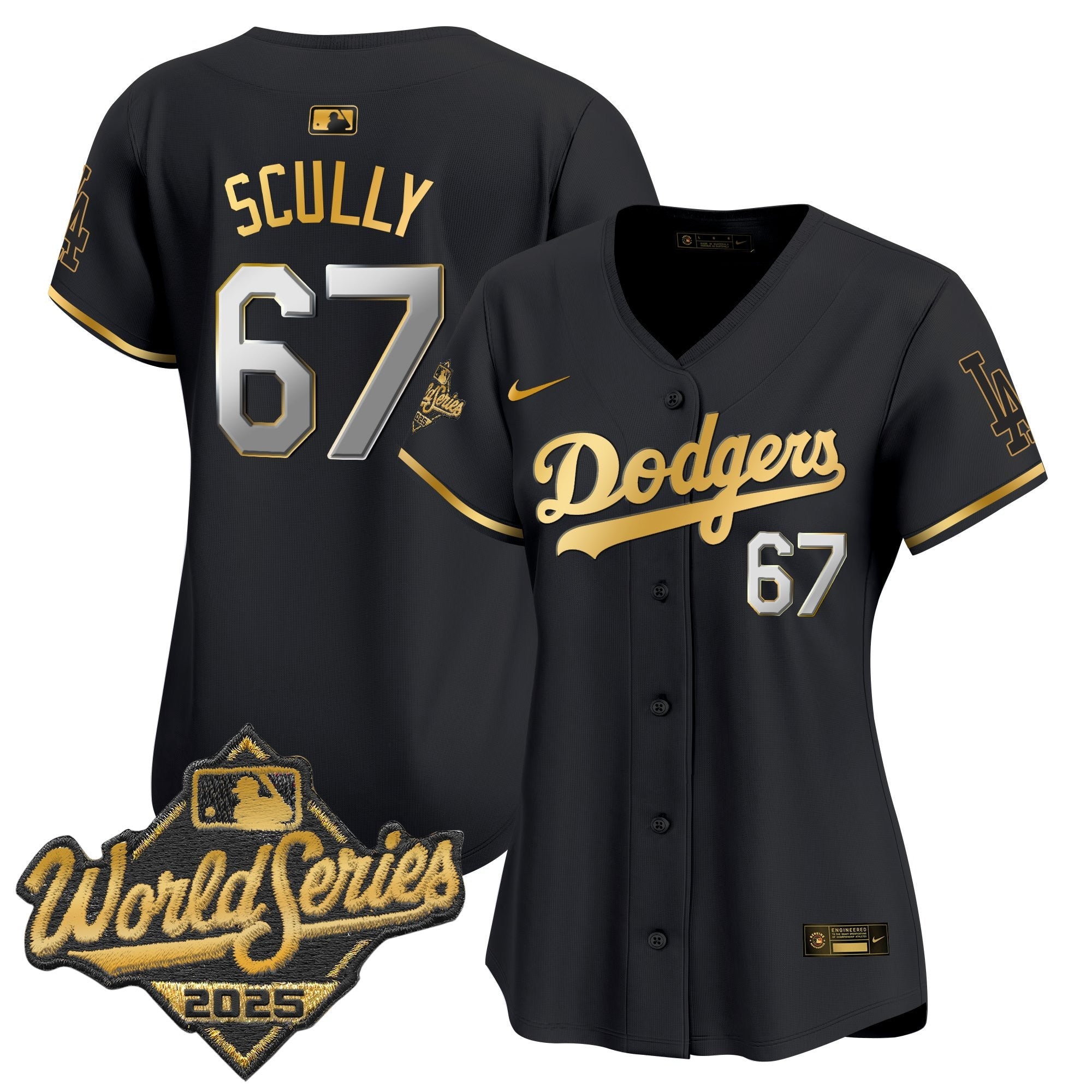 Women’s 2025 World Series Gold Trim Vapor Premier Limited Jersey