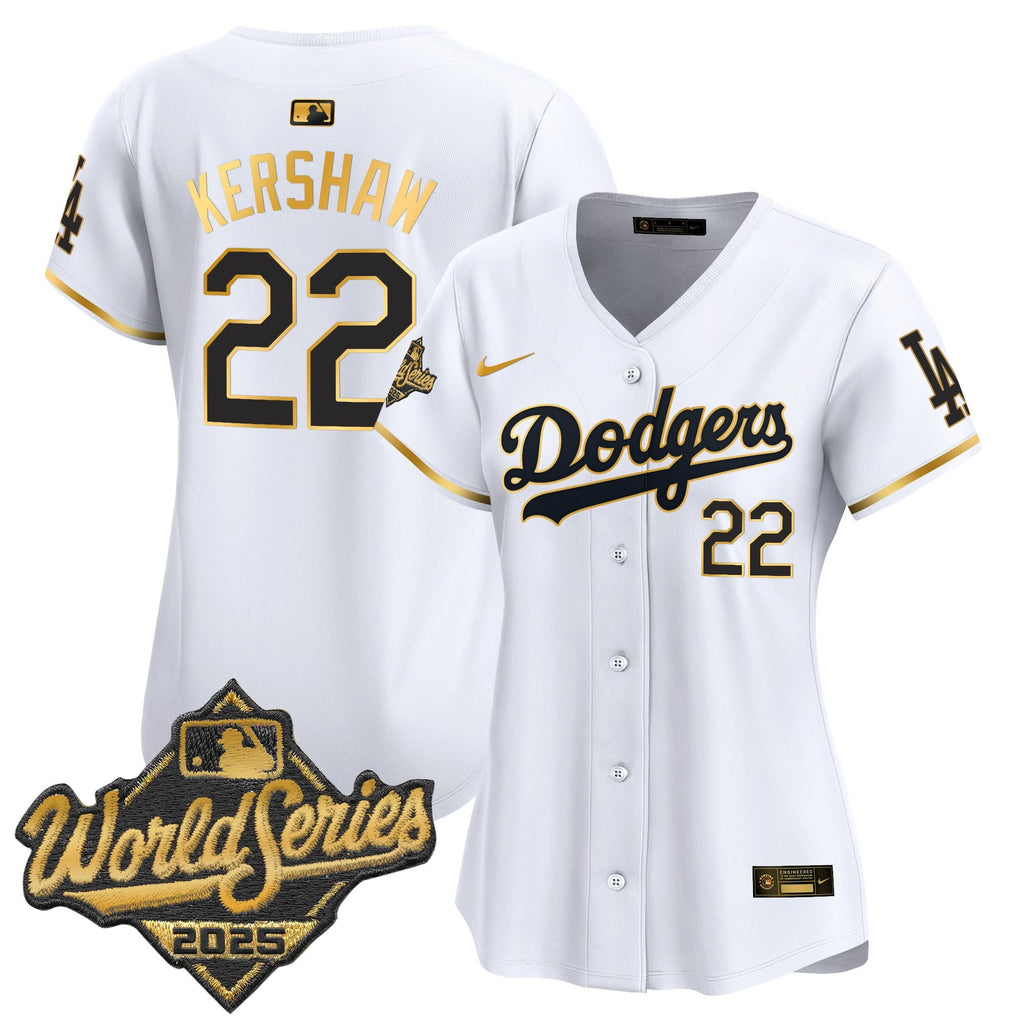 Women’s 2025 World Series Gold Trim Vapor Premier Limited Jersey