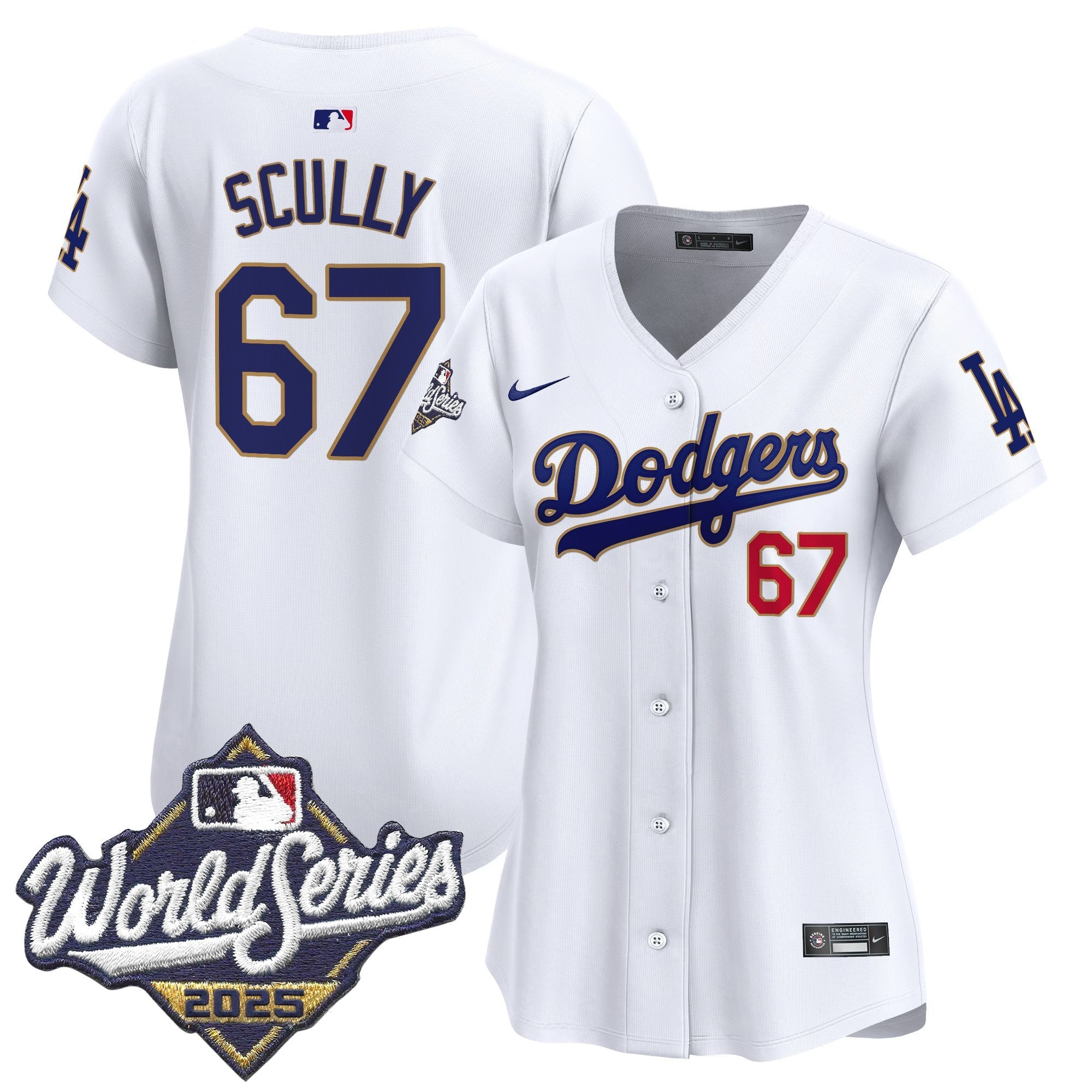 Women’s 2025 World Series Gold Trim Vapor Premier Limited Jersey