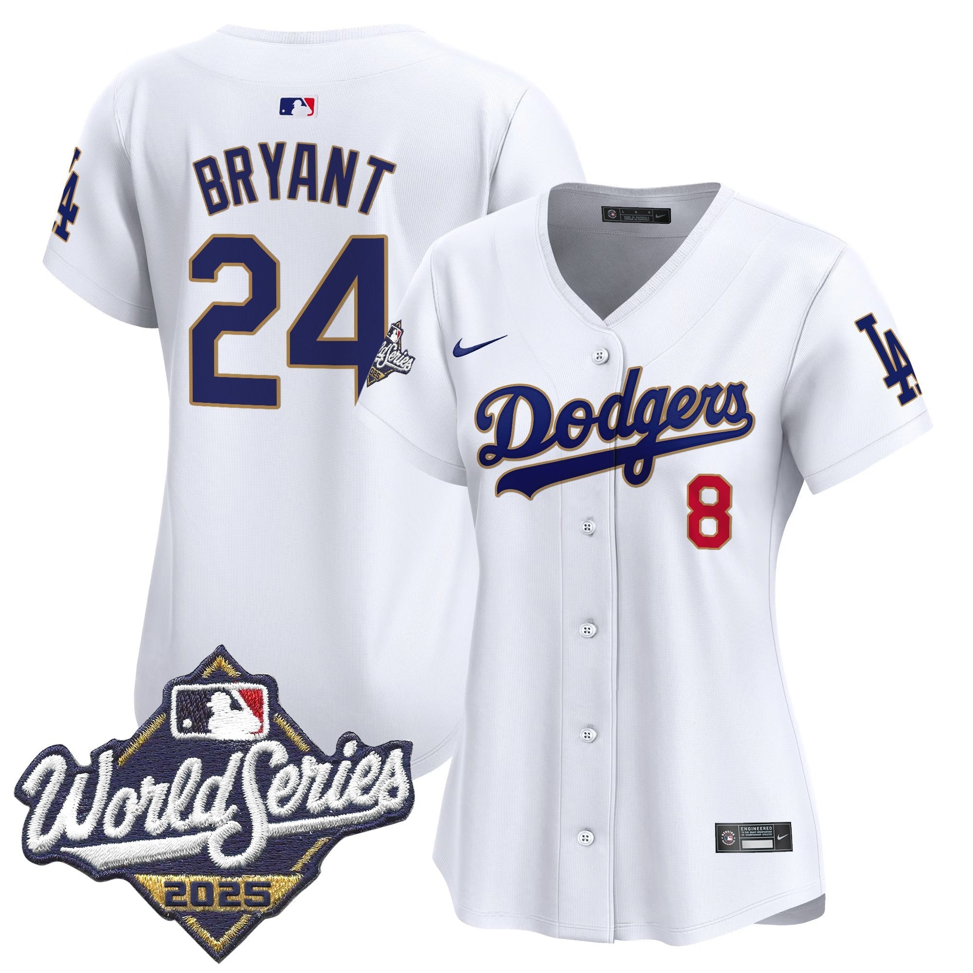 Women’s 2025 World Series Gold Trim Vapor Premier Limited Jersey