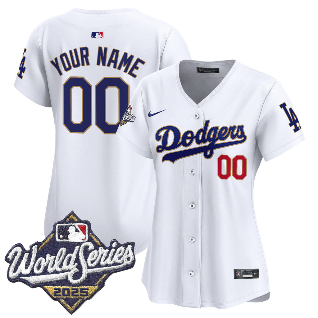 2025 World Series Gold Trim Vapor Premier Limited Custom Jersey