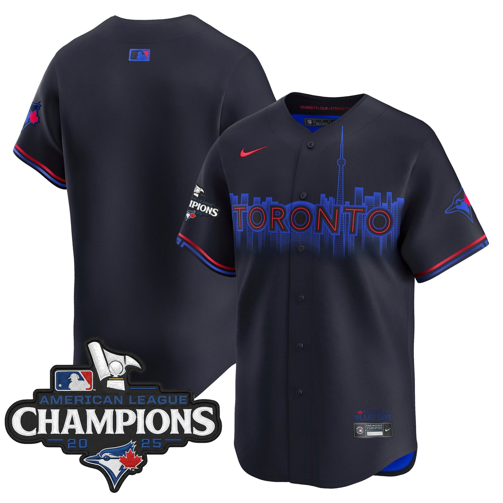 Men’s Toronto 2025 American League Champions Vapor Premier Limited Jersey