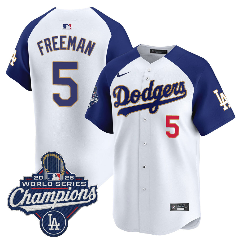 Men’s 2025 World Series Champions Patch Gold Trim Vapor Premier Limited Jersey