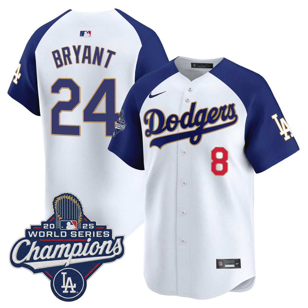 Men’s 2025 World Series Champions Patch Gold Trim Vapor Premier Limited Jersey