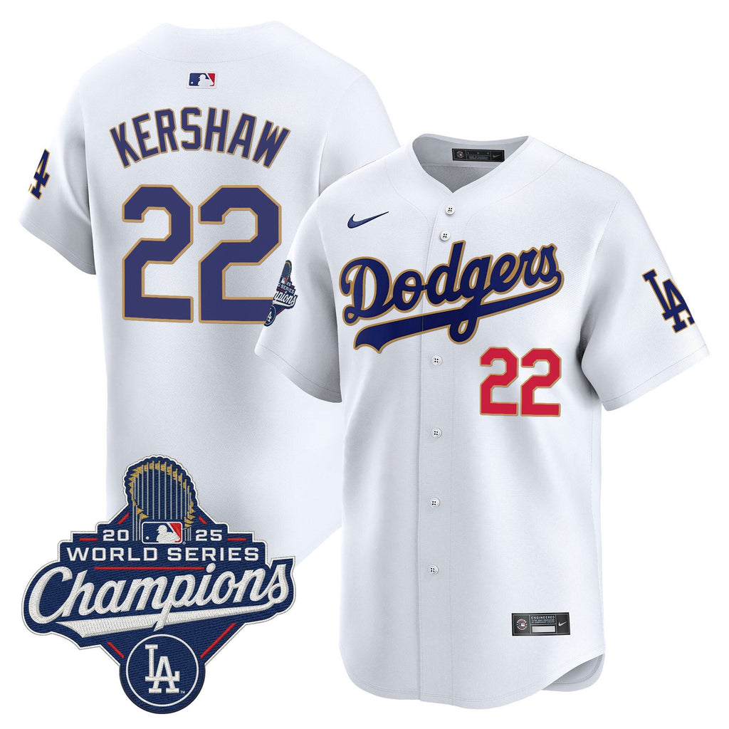 Men’s 2025 World Series Champions Patch Gold Trim Vapor Premier Limited Jersey