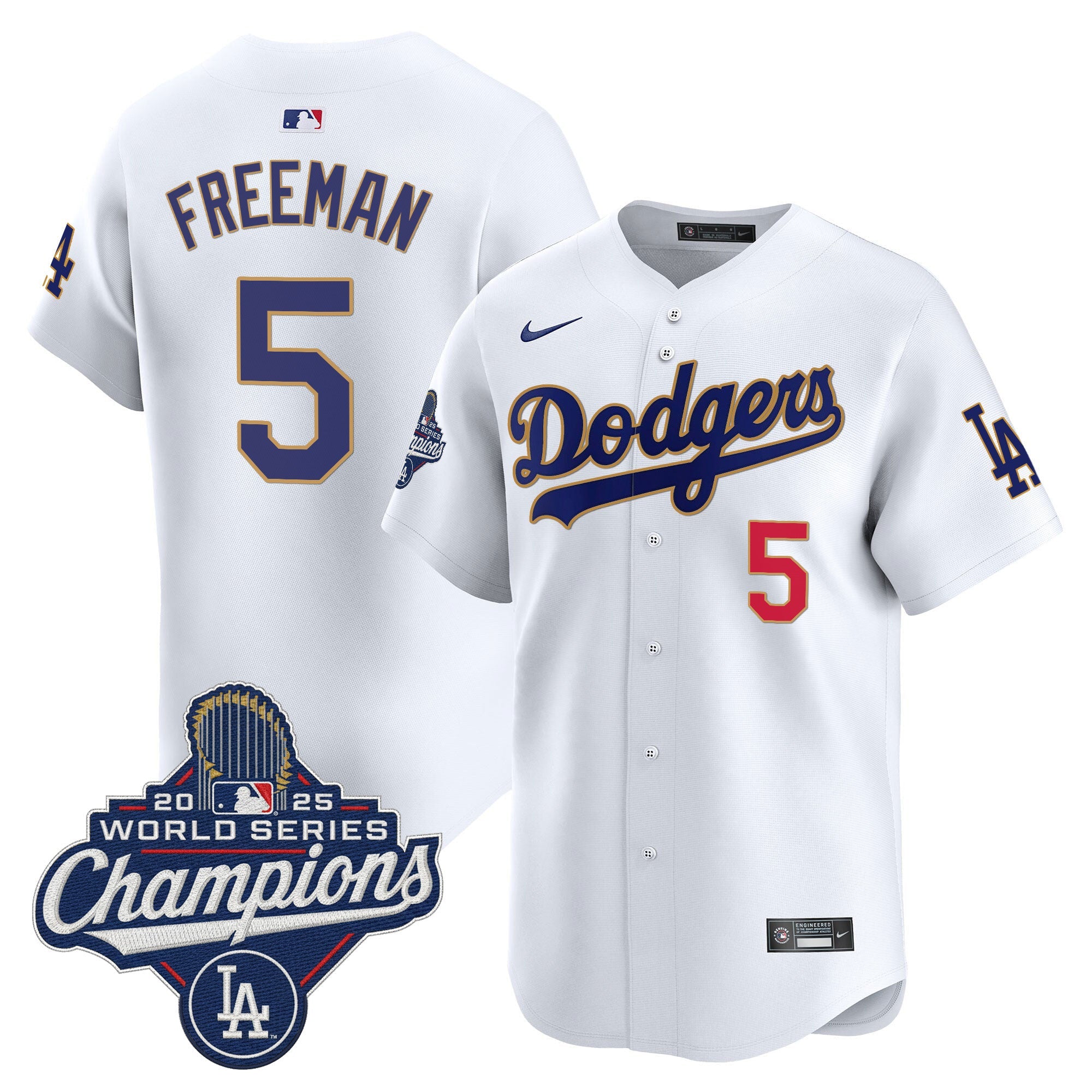 Men’s 2025 World Series Champions Patch Gold Trim Vapor Premier Limited Jersey