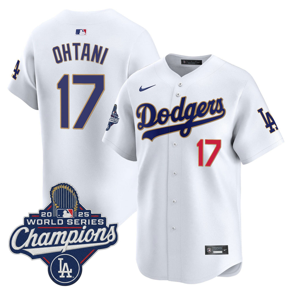Men’s 2025 World Series Champions Patch Gold Trim Vapor Premier Limited Jersey