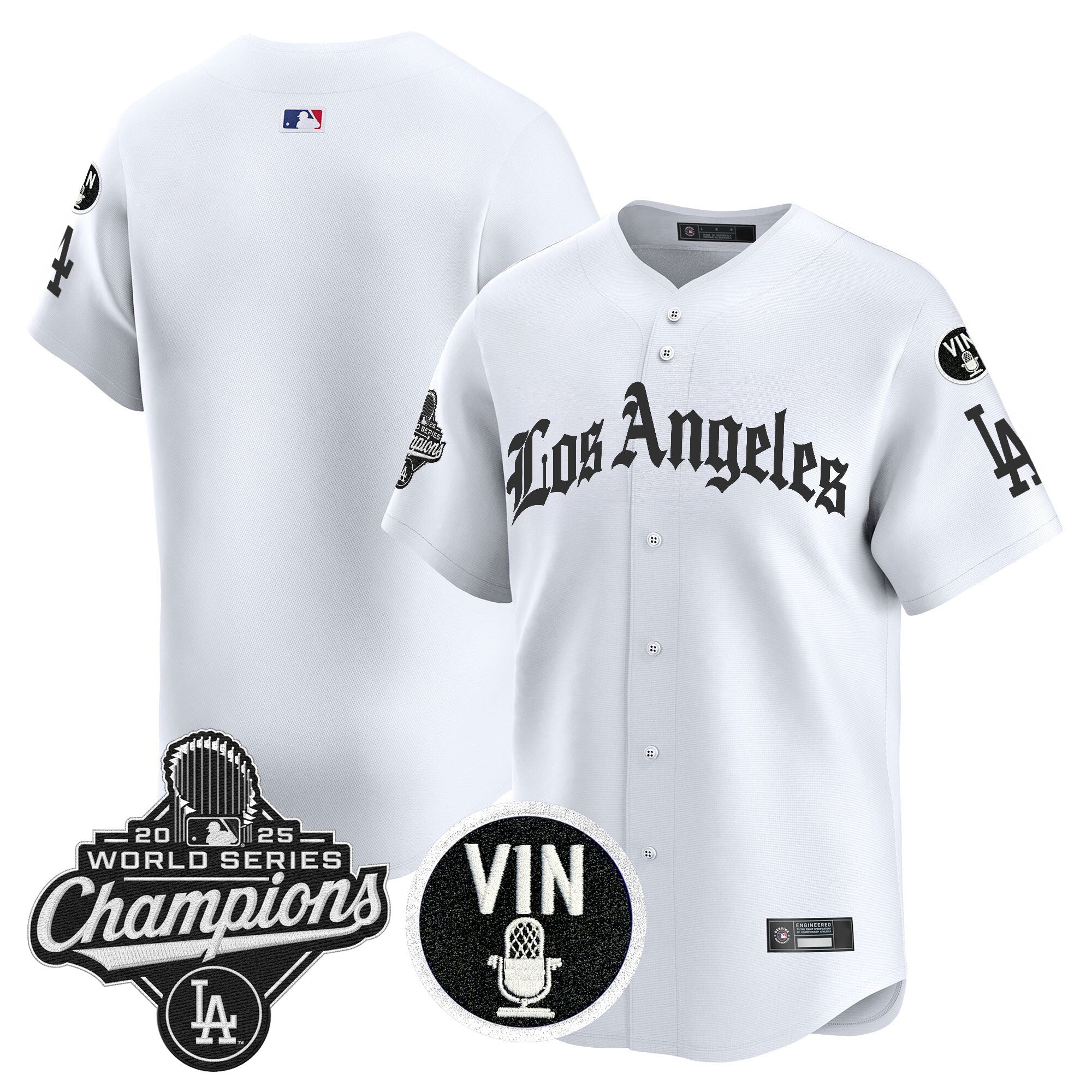 Men’s 2025 World Series Champions Vapor Premier Limited Jersey – LA Gothic Edition
