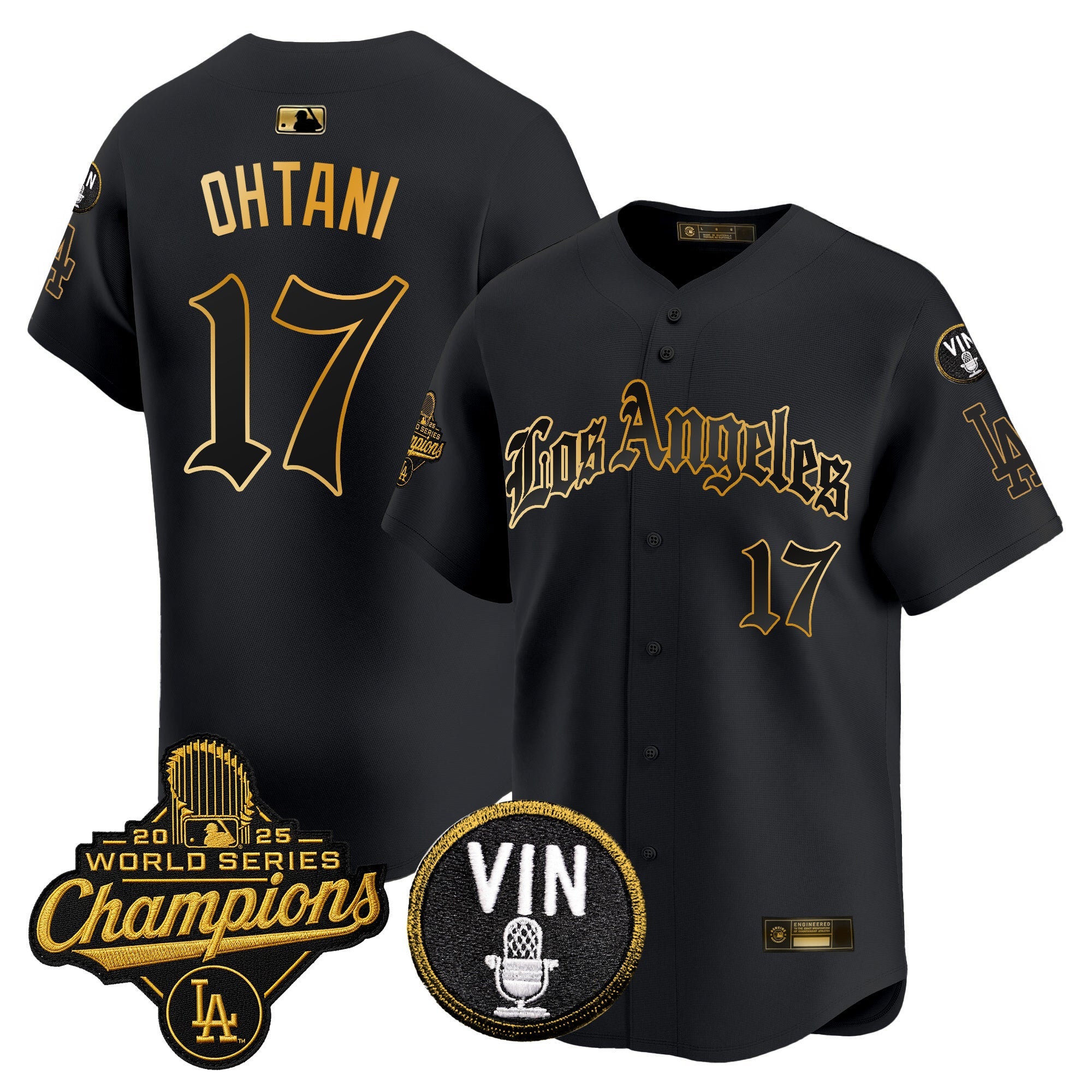 Men’s 2025 World Series Champions Vapor Premier Limited Jersey – LA Gothic Edition