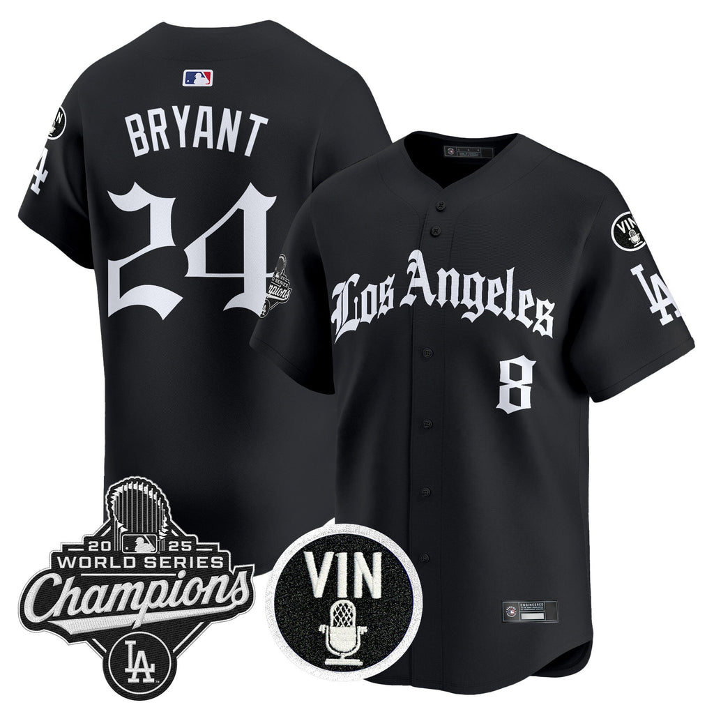 Men’s 2025 World Series Champions Vapor Premier Limited Jersey – LA Gothic Edition